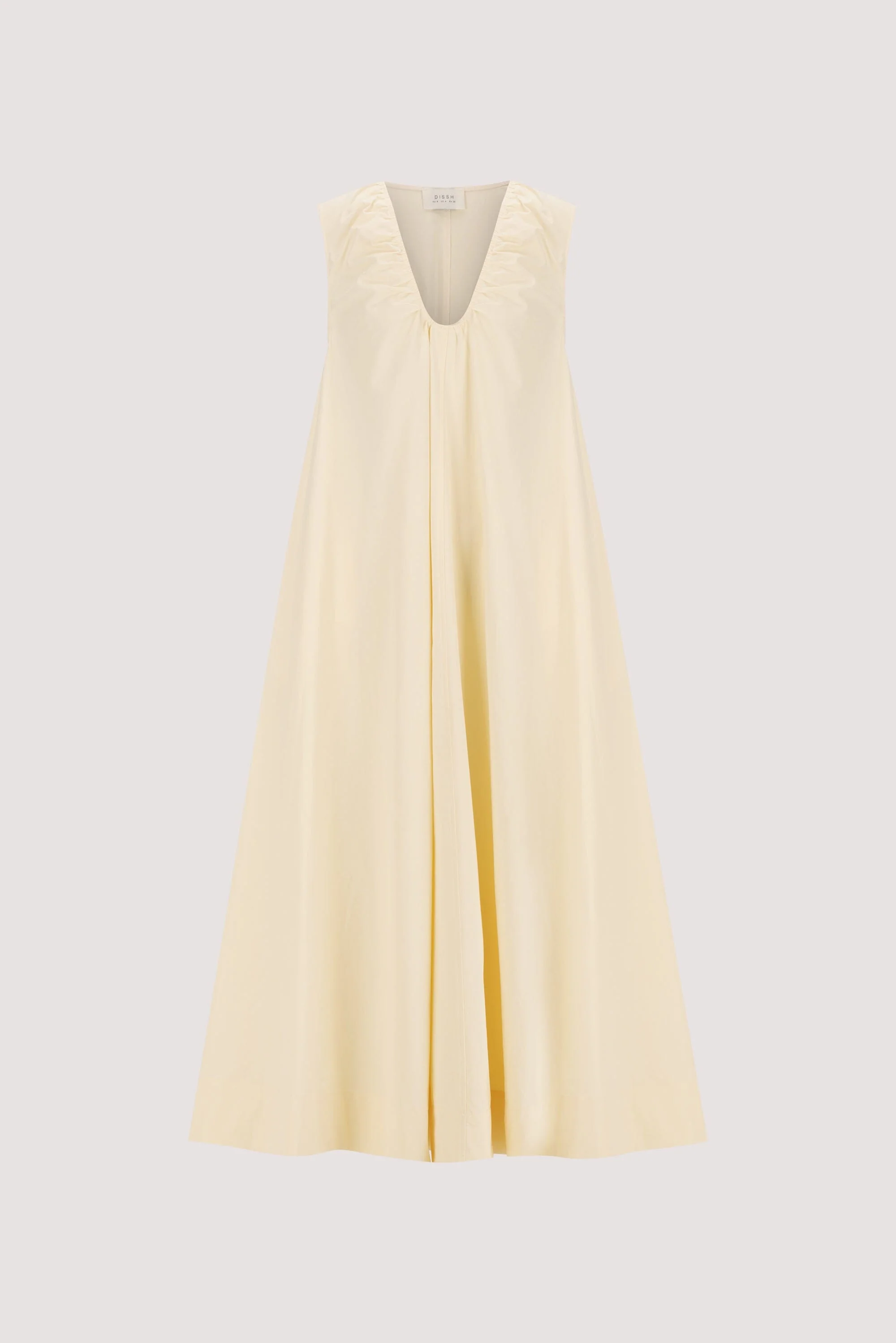 GABBY BUTTERMILK OVERSIZED COTTON MIDI DRESS - Image 6