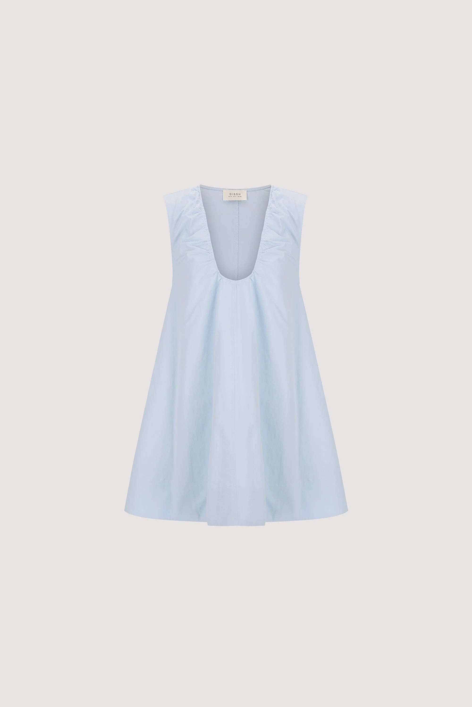 GABBY CORNFLOWER OVERSIZED COTTON MINI DRESS - Image 6