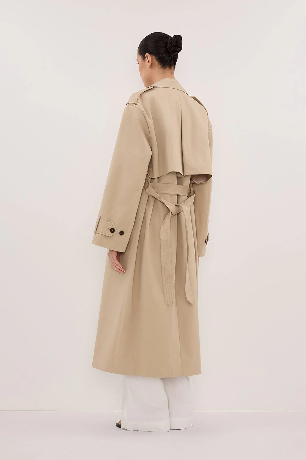 GABRIEL NATURAL BELTED TRENCH COAT - Image 4