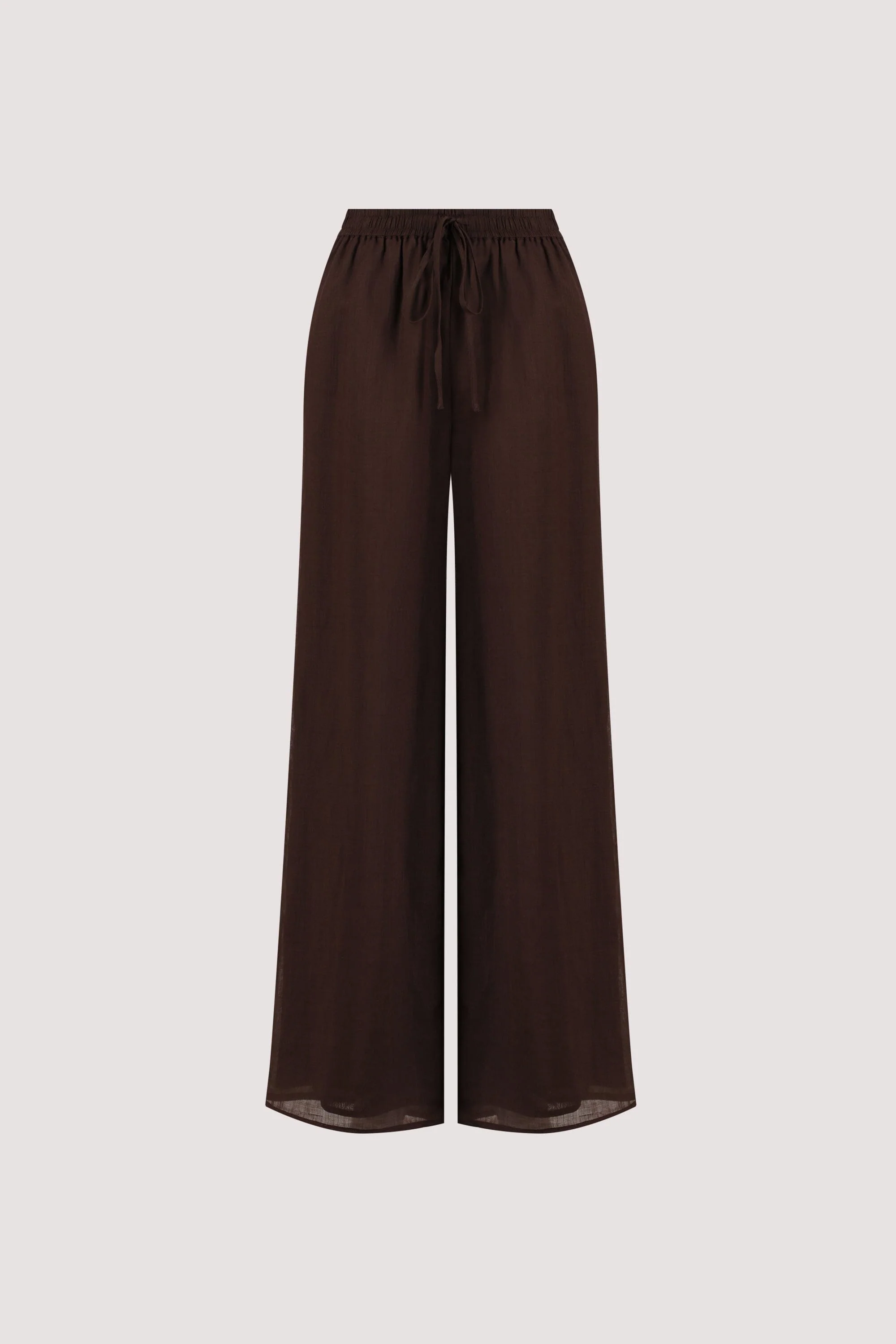 GINNY BURNT CHOC RAMIE PANT - Image 8