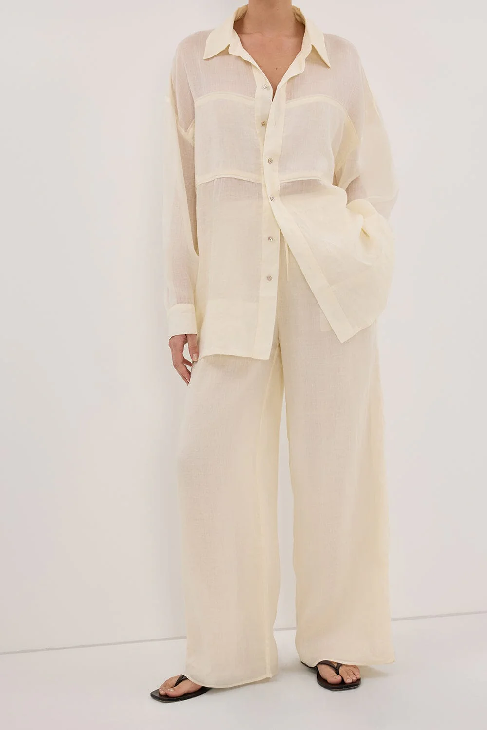 GINNY STRAW RAMIE PANT - Image 2
