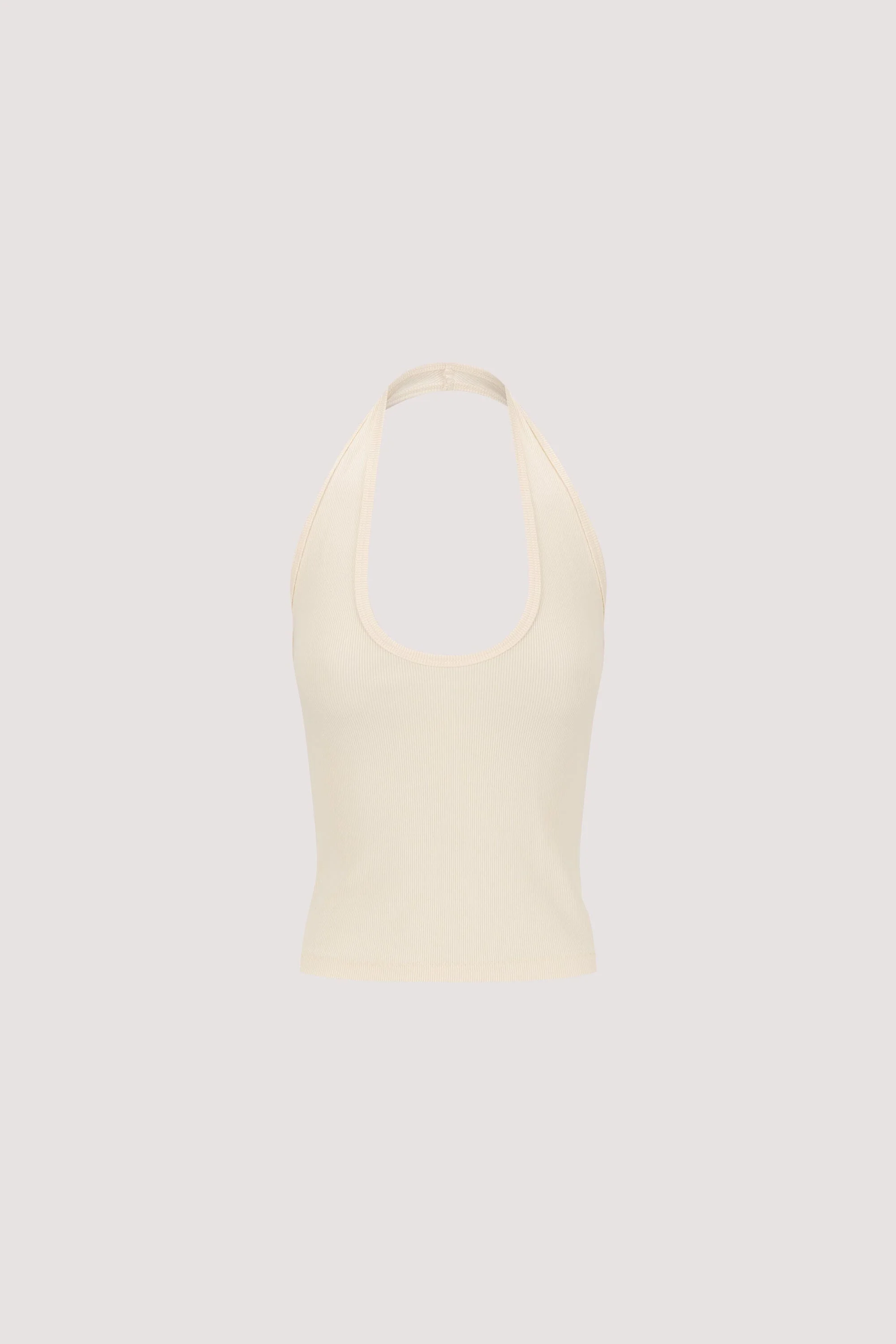 HARLAN SANDSTONE KNIT HALTER TOP - Image 6