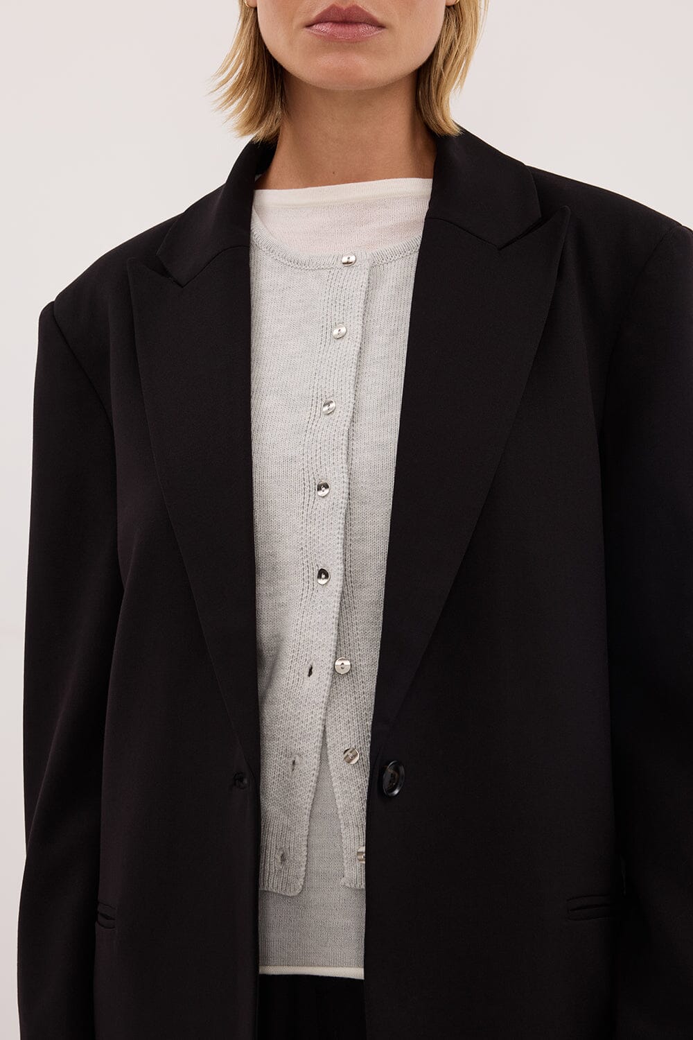 HARLEY 2.0 BLACK OVERSIZED BLAZER - Image 6