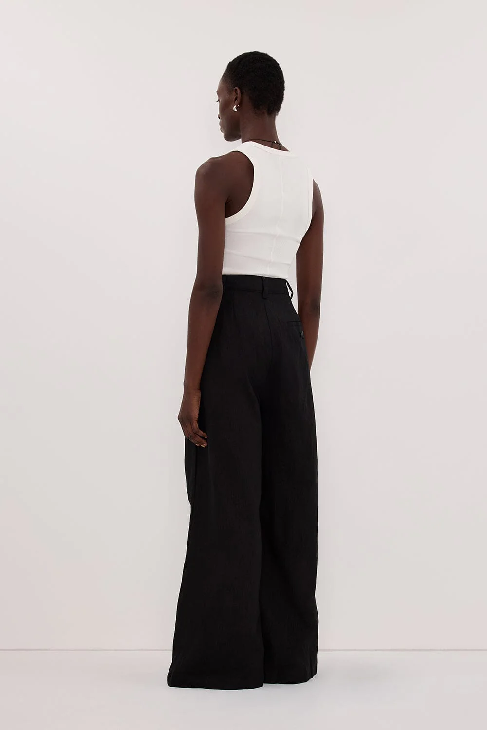 HOLDEN BLACK LINEN PANT - Image 7