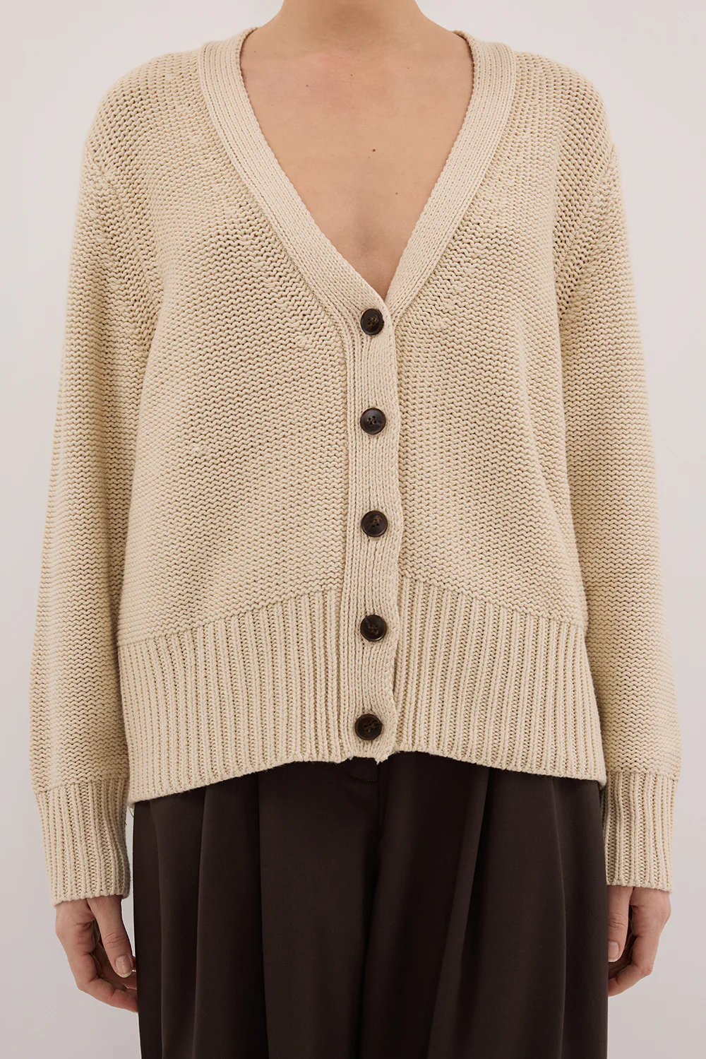 HUGO CLAY KNIT CARDIGAN - Image 6