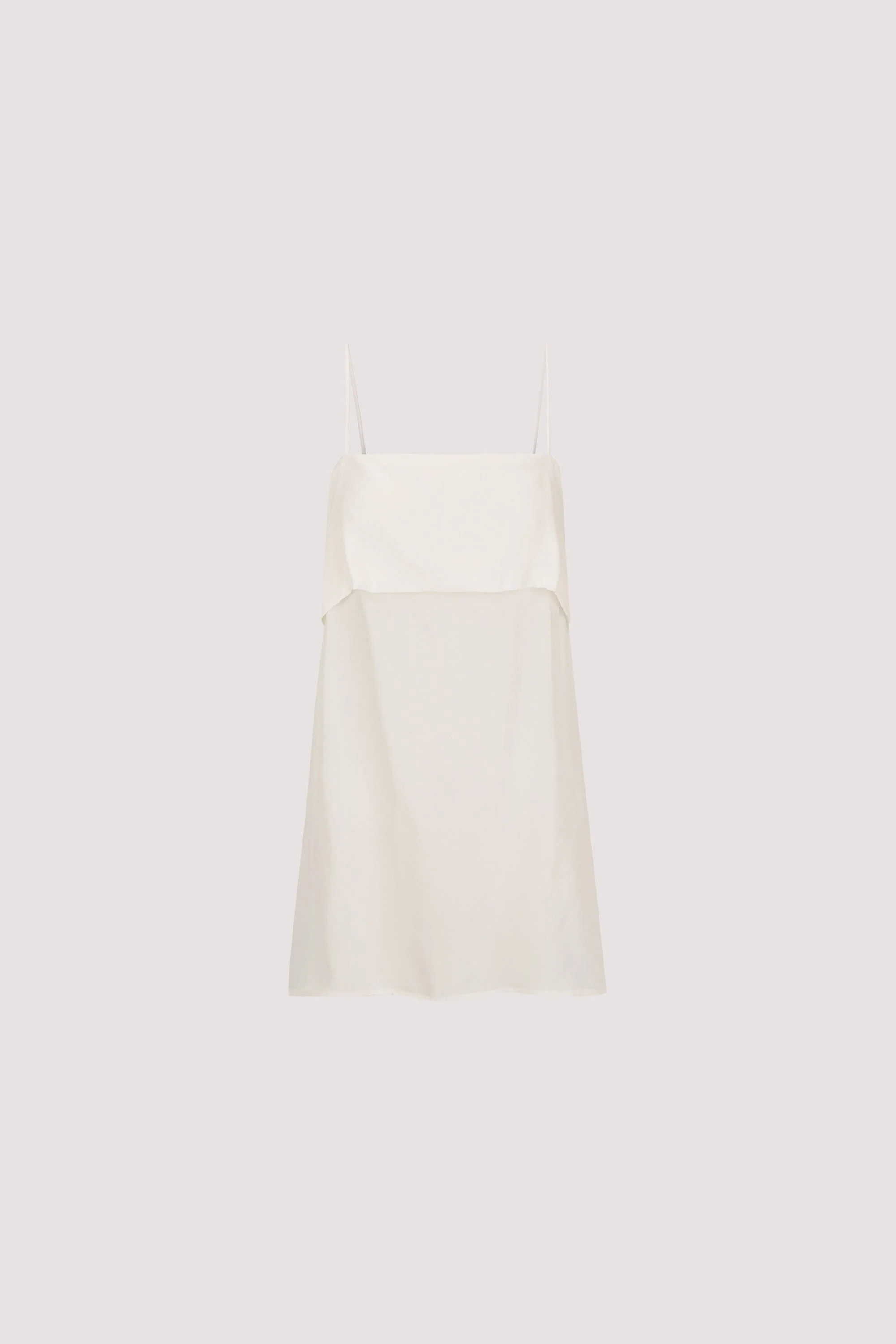 IDA WHITE SLEEVELESS FOLDOVER CAMI TOP - Image 7