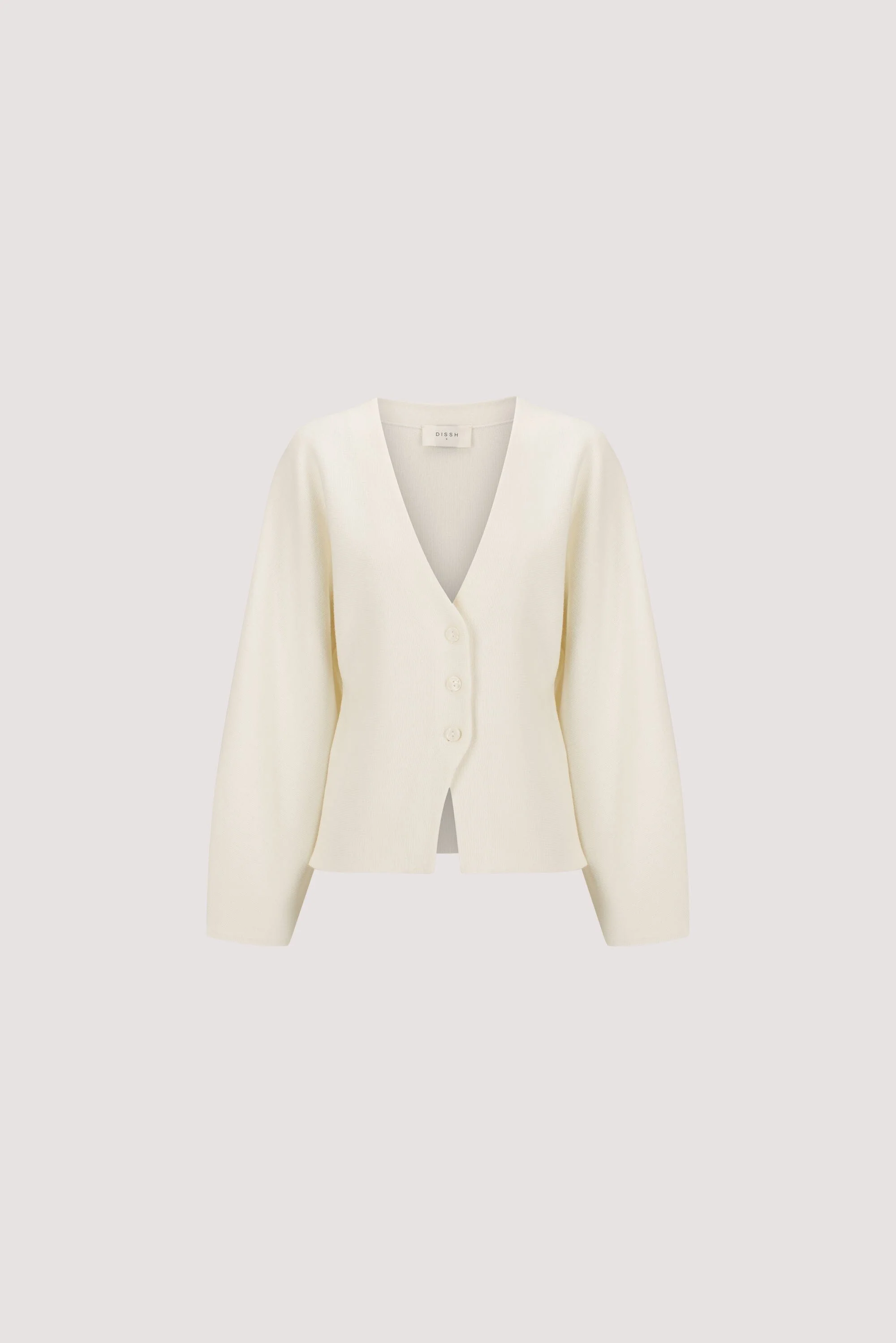 ISLA CREAM V NECK CARDIGAN - Image 6