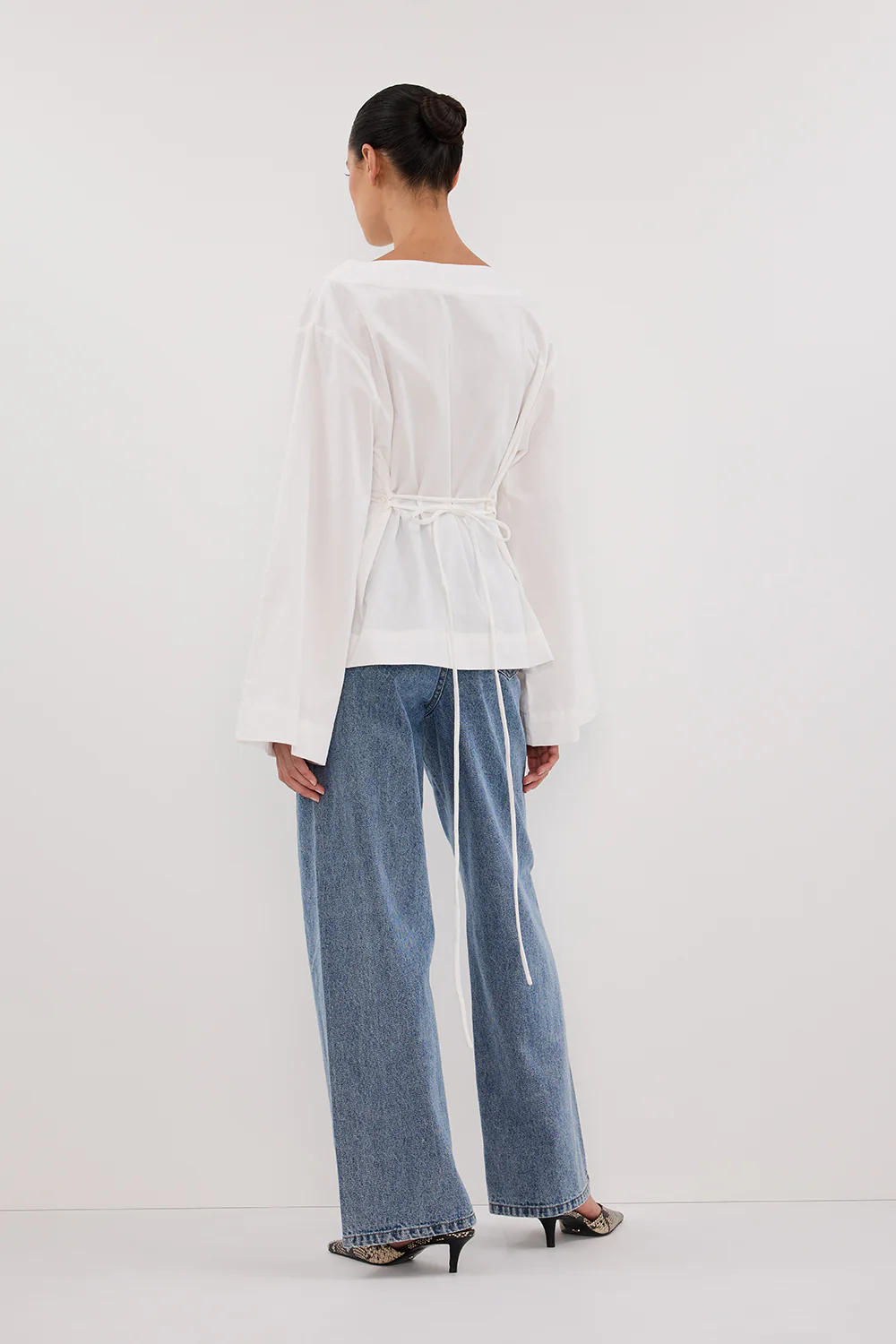 IVY WHITE LONG SLEEVE TOP - Image 4