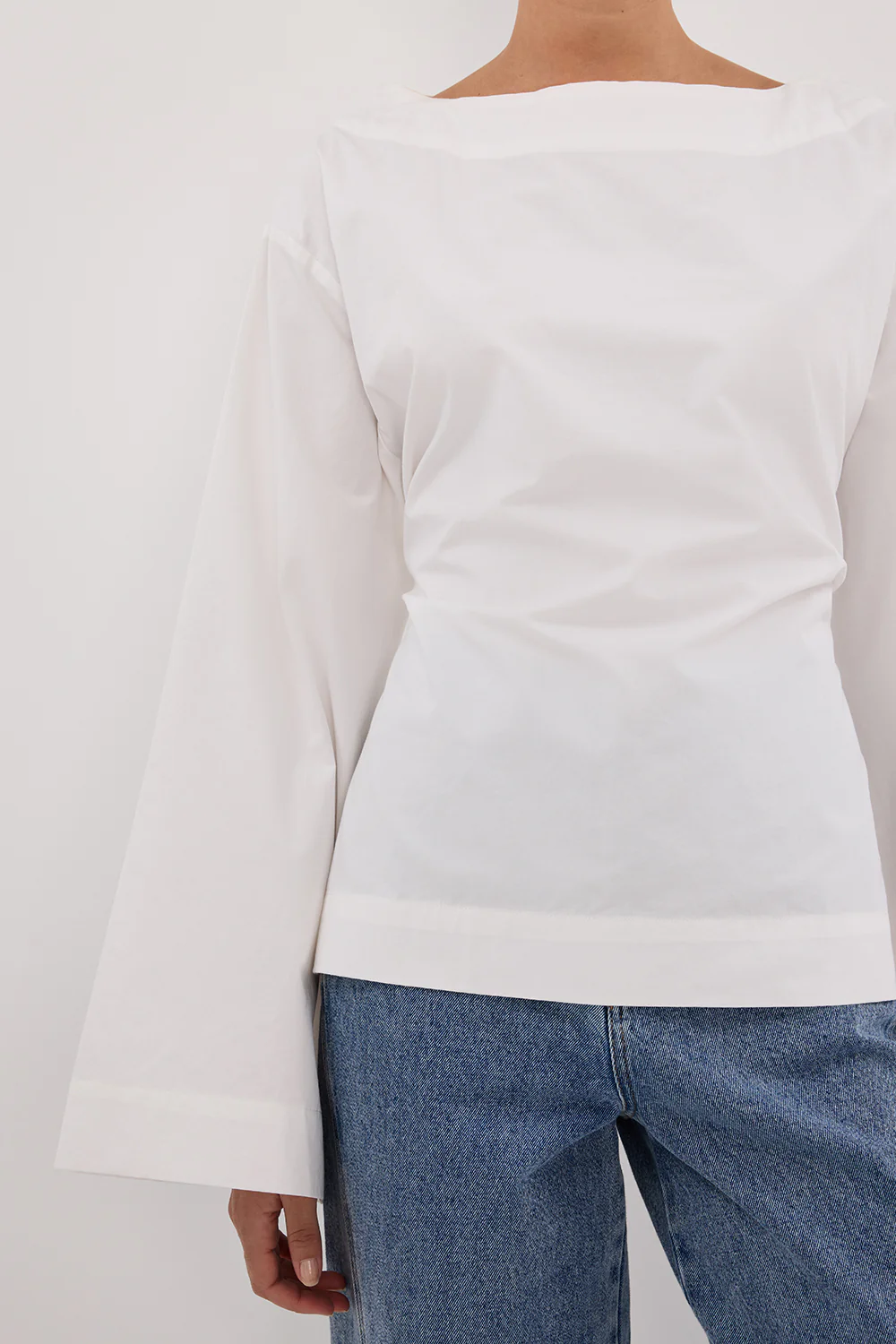 IVY WHITE LONG SLEEVE TOP - Image 5