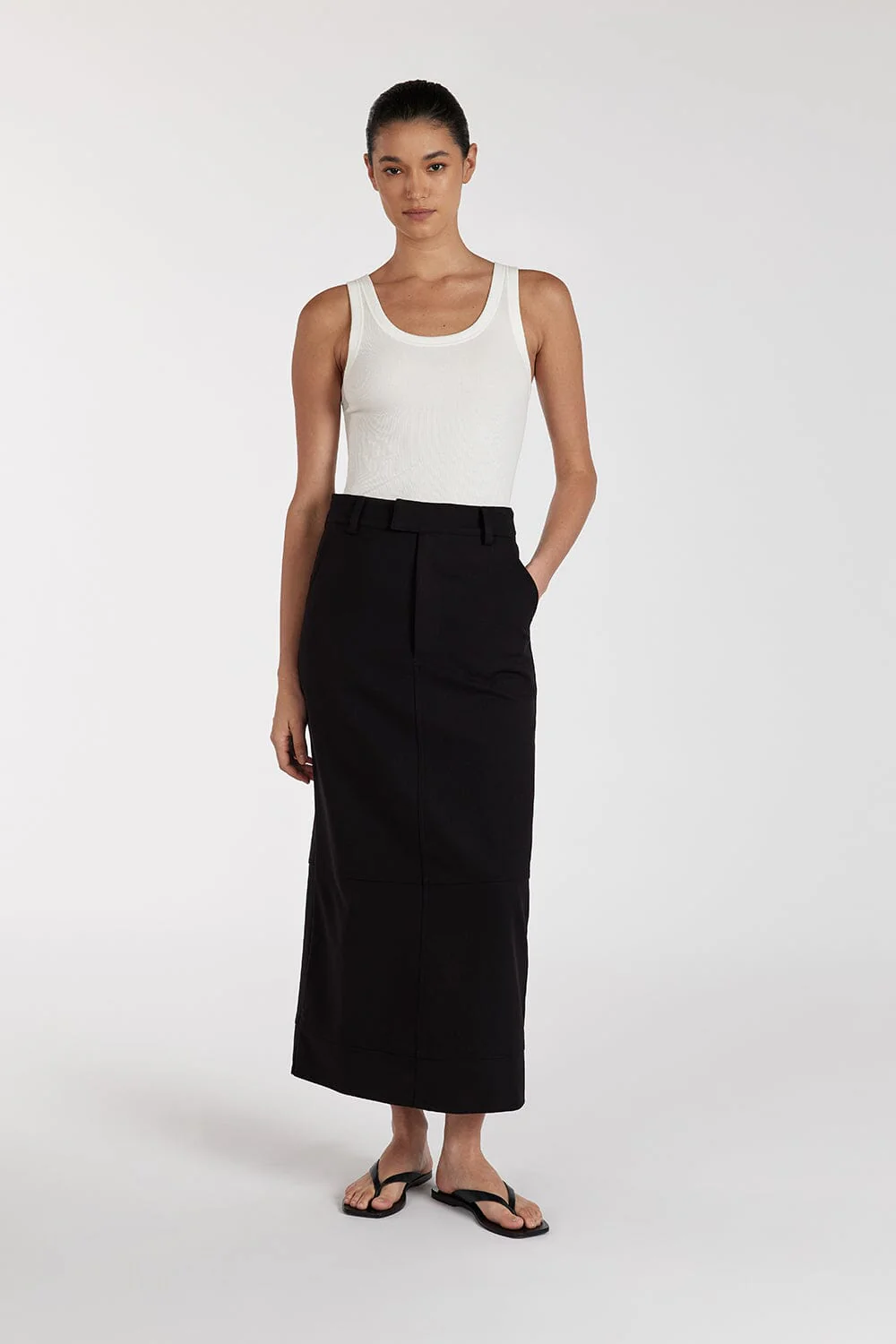 JAC BLACK MIDI SKIRT - Image 4
