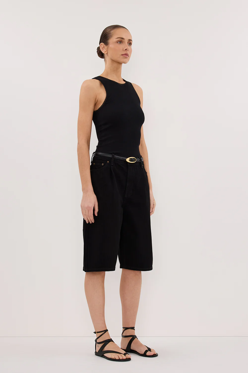 JACK JET BLACK DENIM BERMUDA SHORT - Image 3