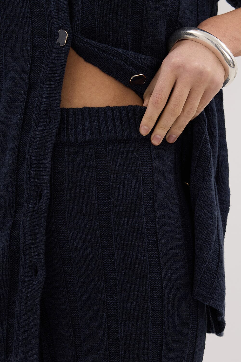 JAZZ INDIGO WIDE LEG KNIT PANT - Image 6