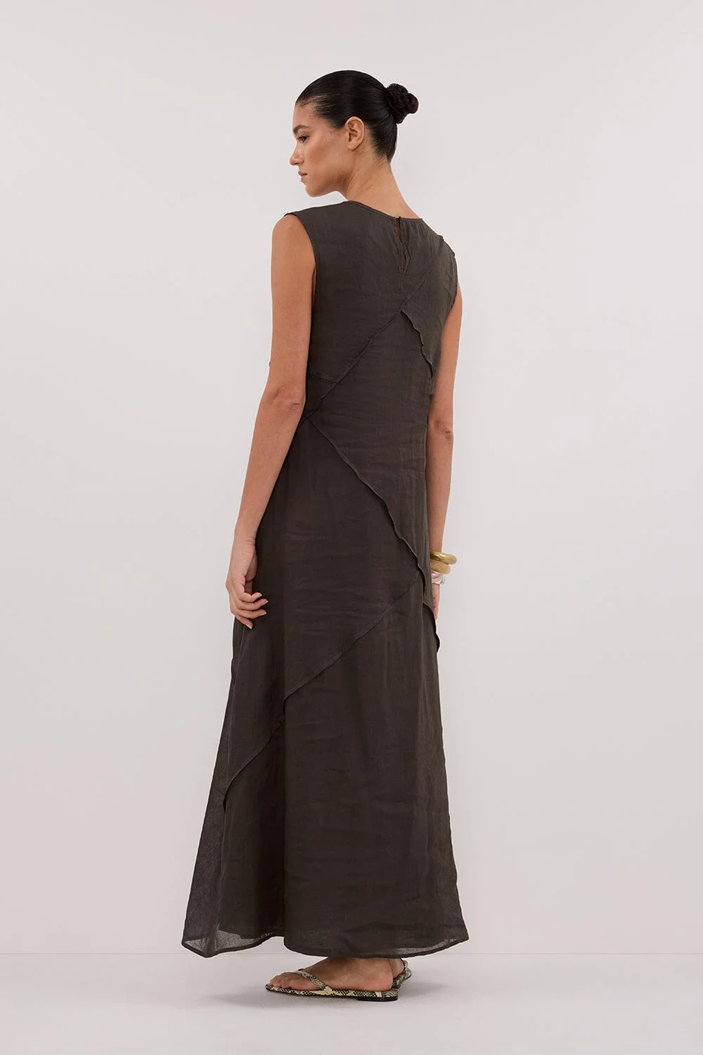 JONA PETROL RAMIE MIDI DRESS - Image 4