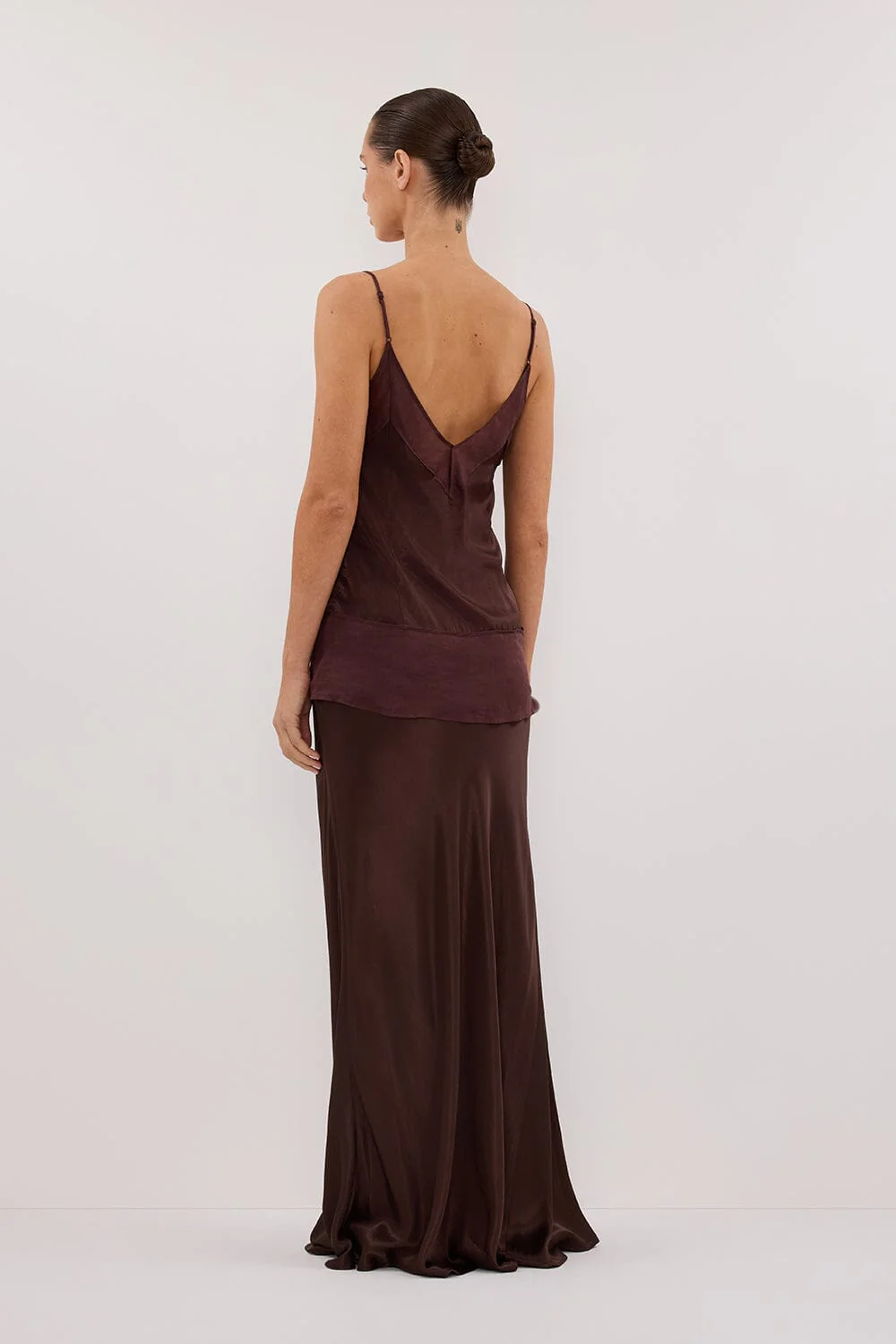 JUDE CHOC SATIN RAMIE CAMI TOP - Image 4