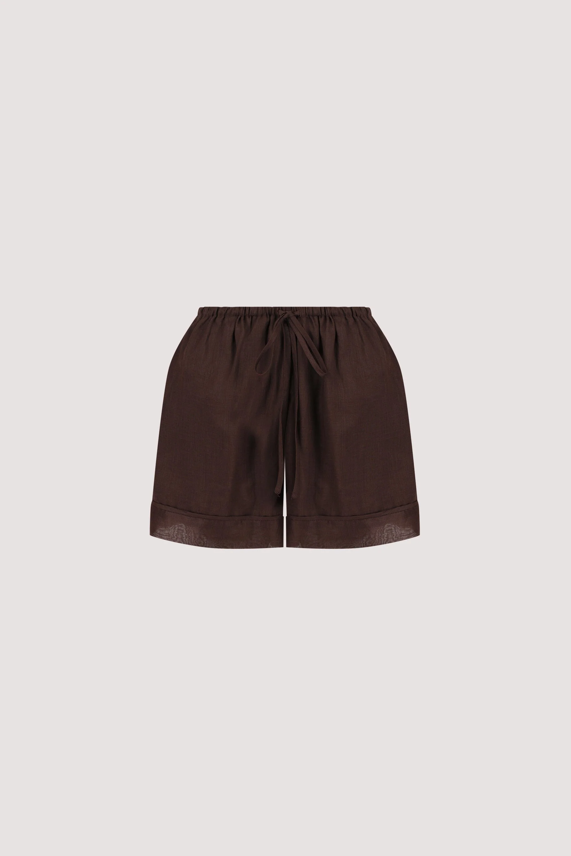 KAI BURNT CHOC RAMIE SHORT - Image 6