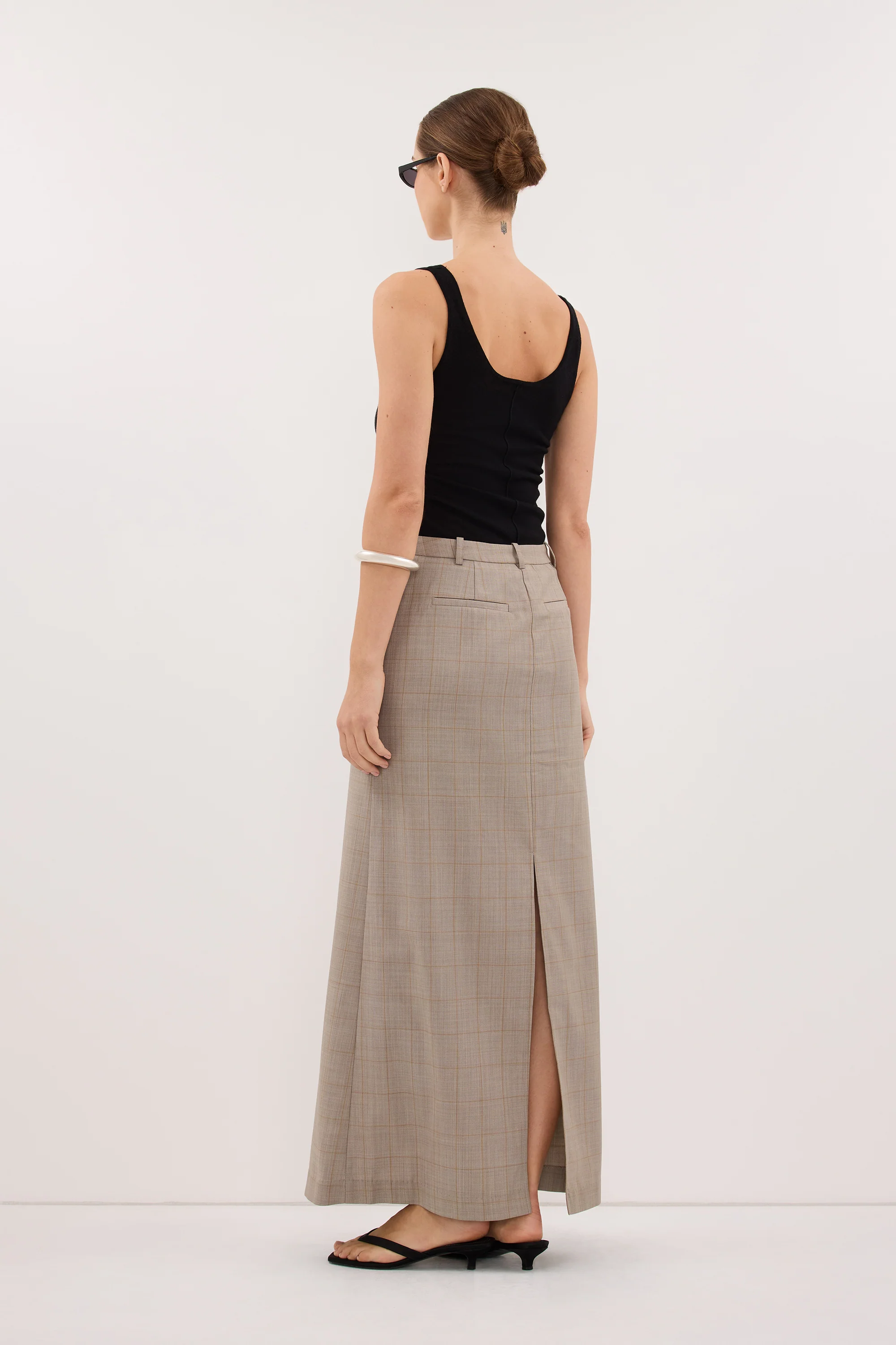 KALILA ASH A-LINE MAXI SKIRT - Image 5