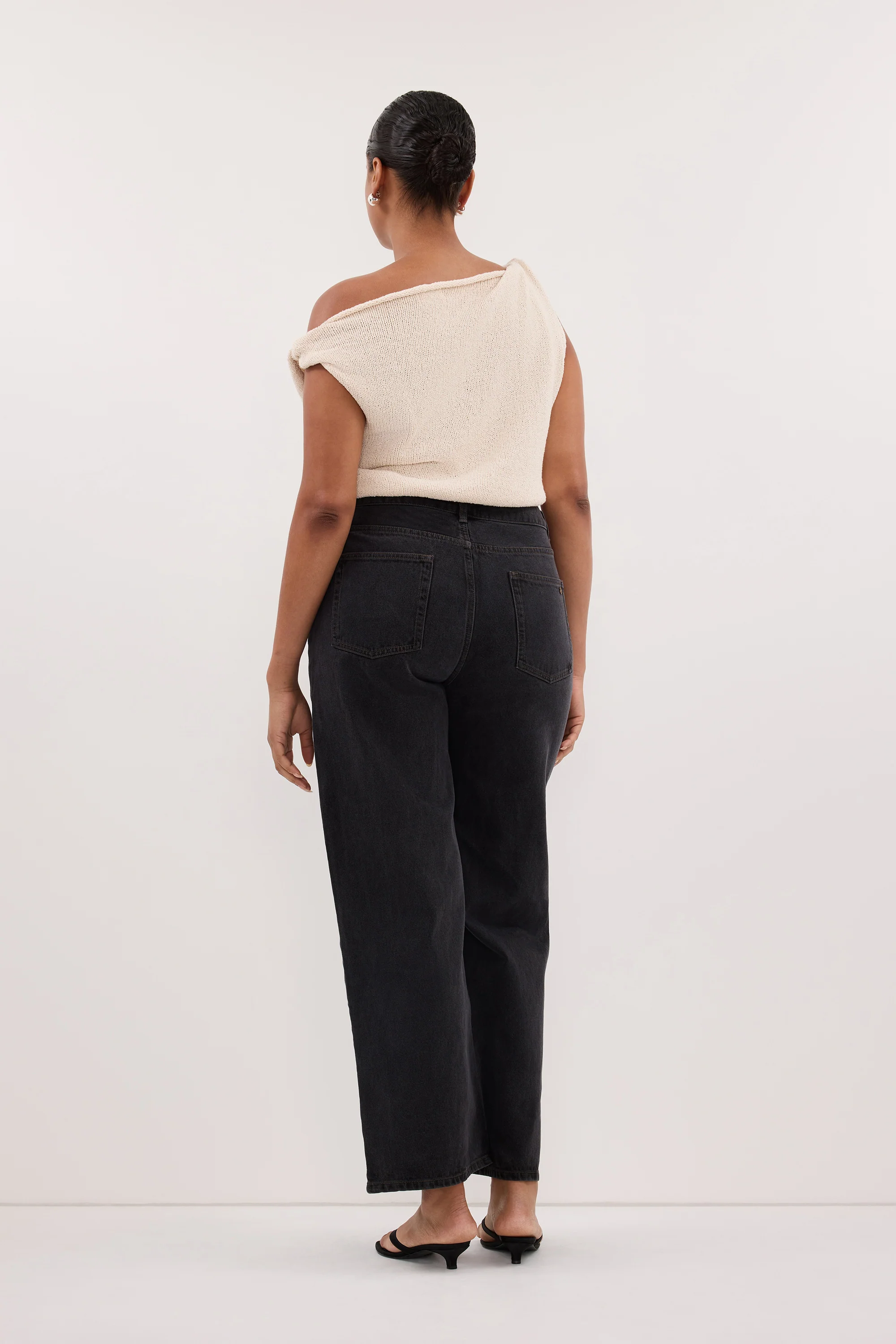 KARA SANDSTONE ASYM KNIT TOP - Image 7