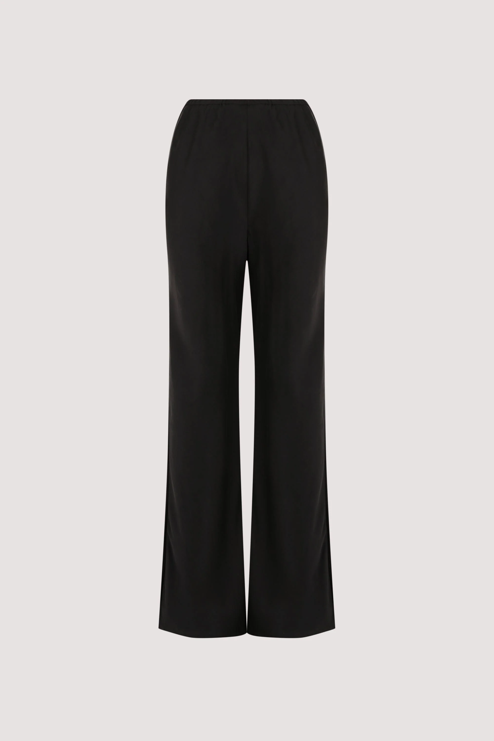 KYRA BLACK SILK BIAS PANTS - Image 8