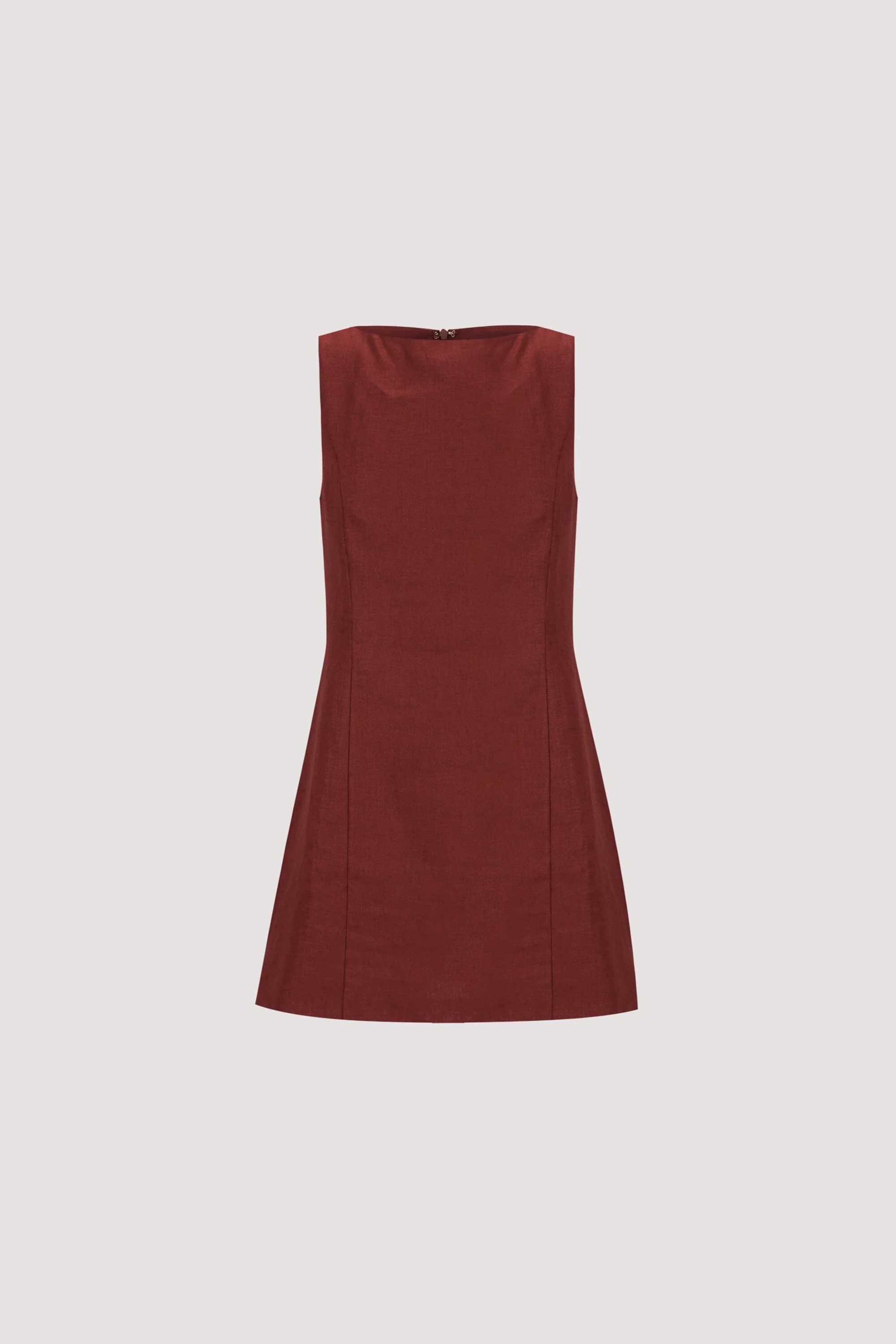 LACY SAHARA SLEEVELESS LINEN MINI DRESS - Image 8