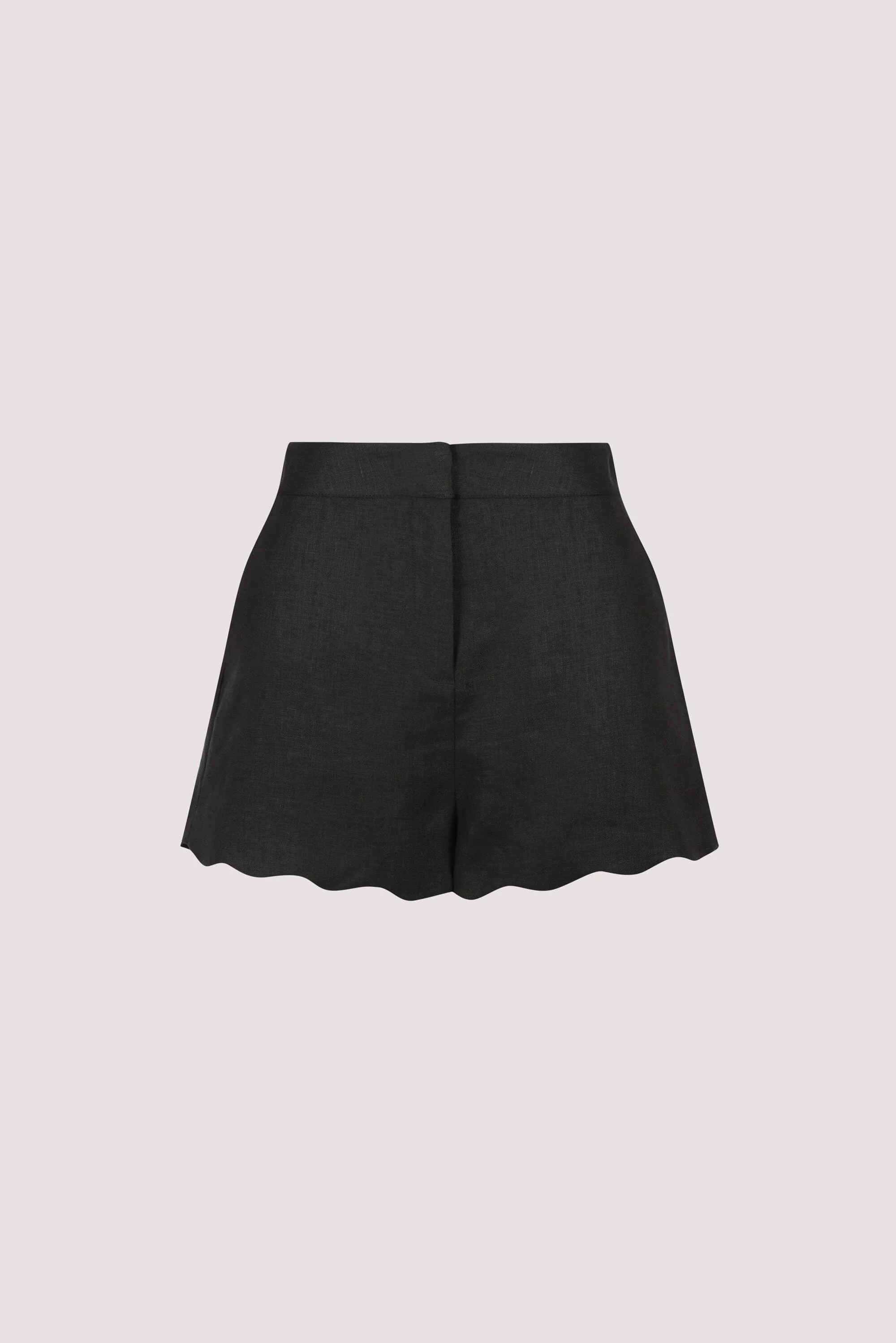 LELA BLACK LINEN SHORT - Image 6