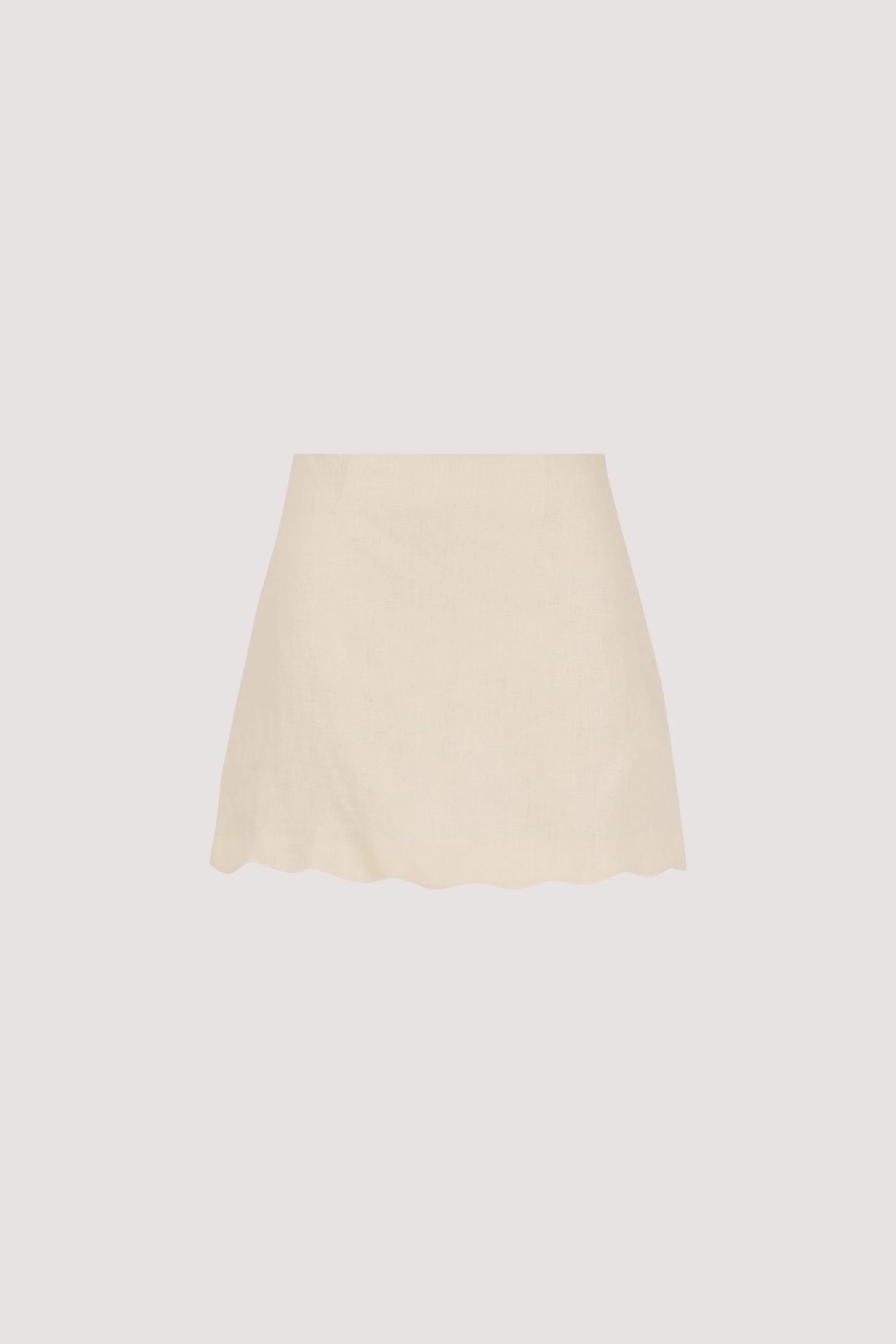 LELA SANDSTONE LINEN SKORT - Image 8