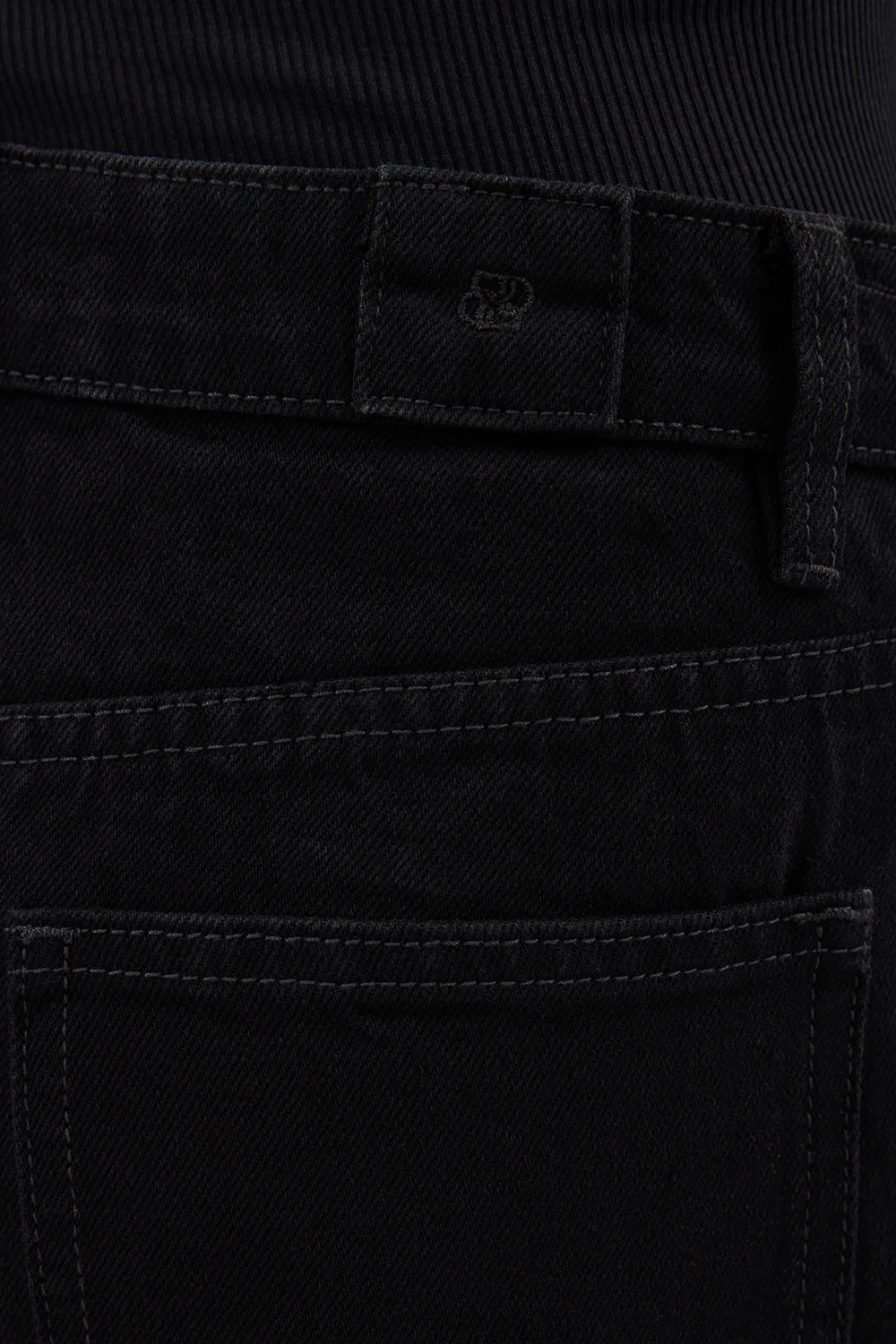 LIV BLACK DENIM BARREL LEG JEAN - Image 5