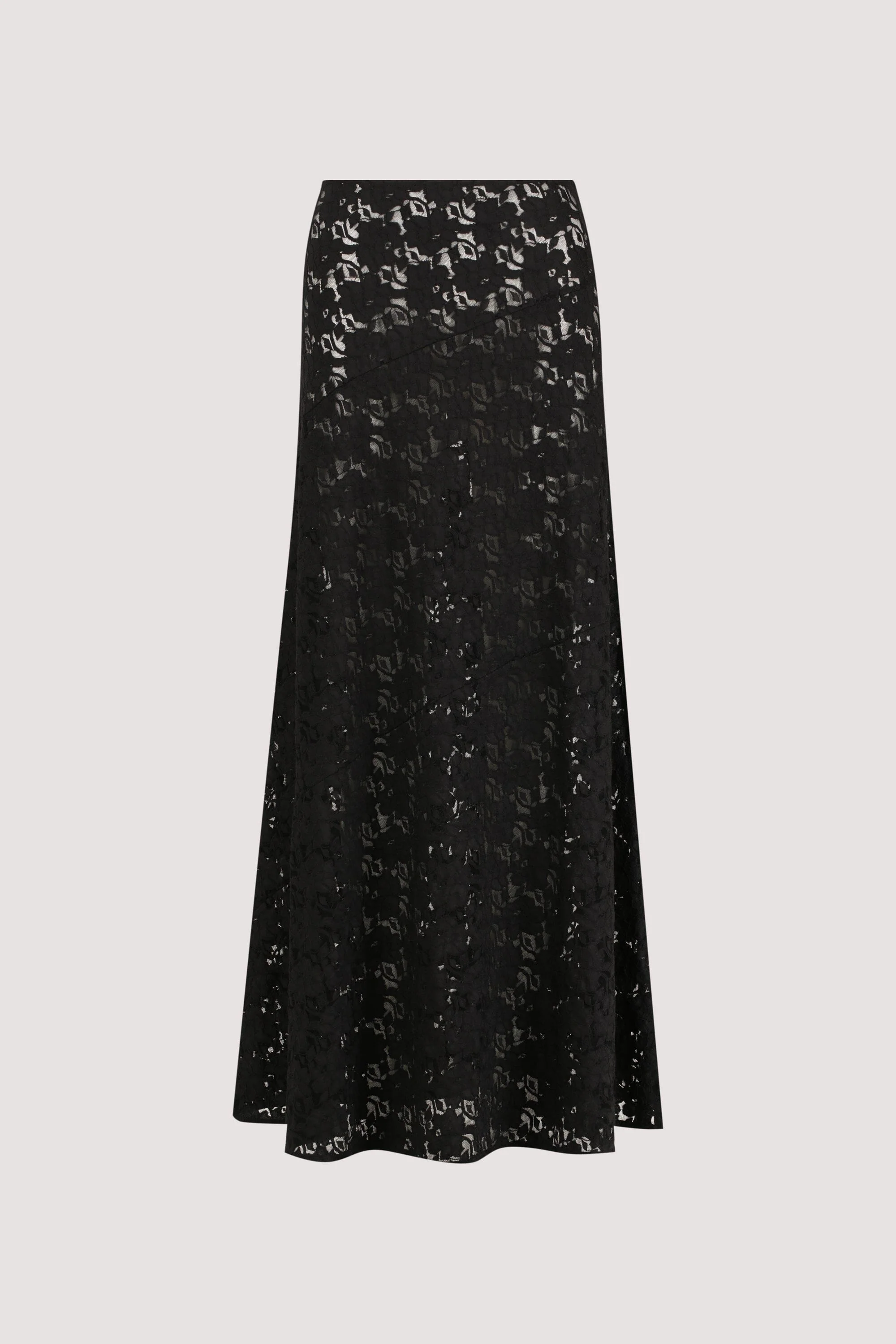 LOULA BLACK LACE MAXI SKIRT - Image 6