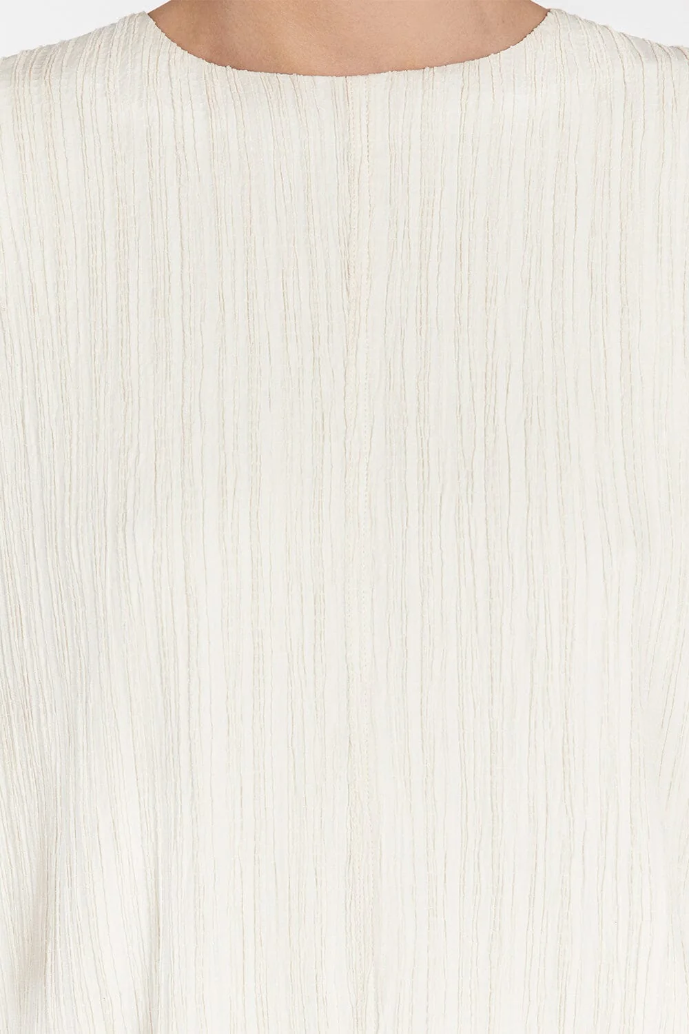 LOZ CREAM ASYM BOXY TEE - Image 6