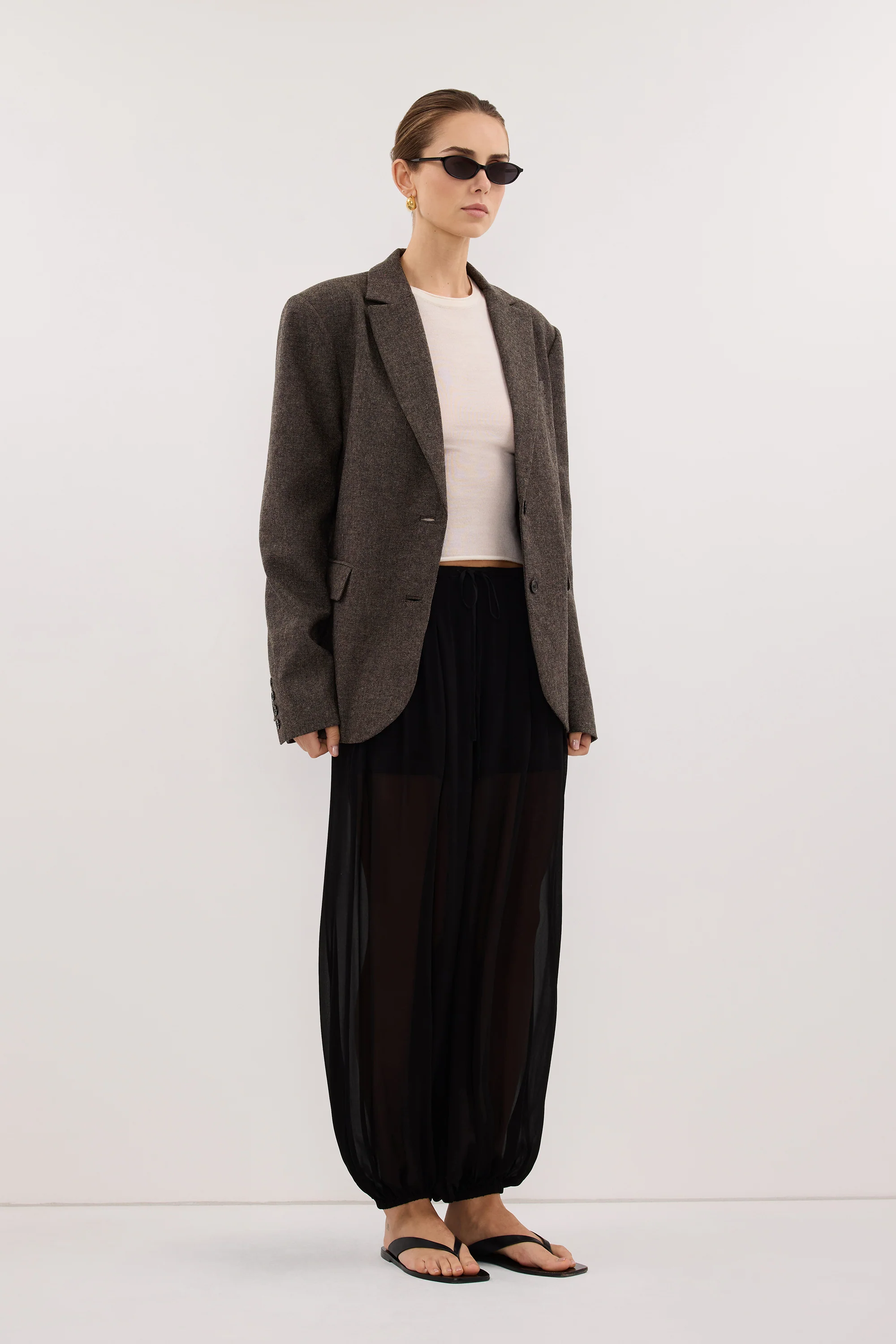LUELLA BLACK BALLOON PANTS - Image 3