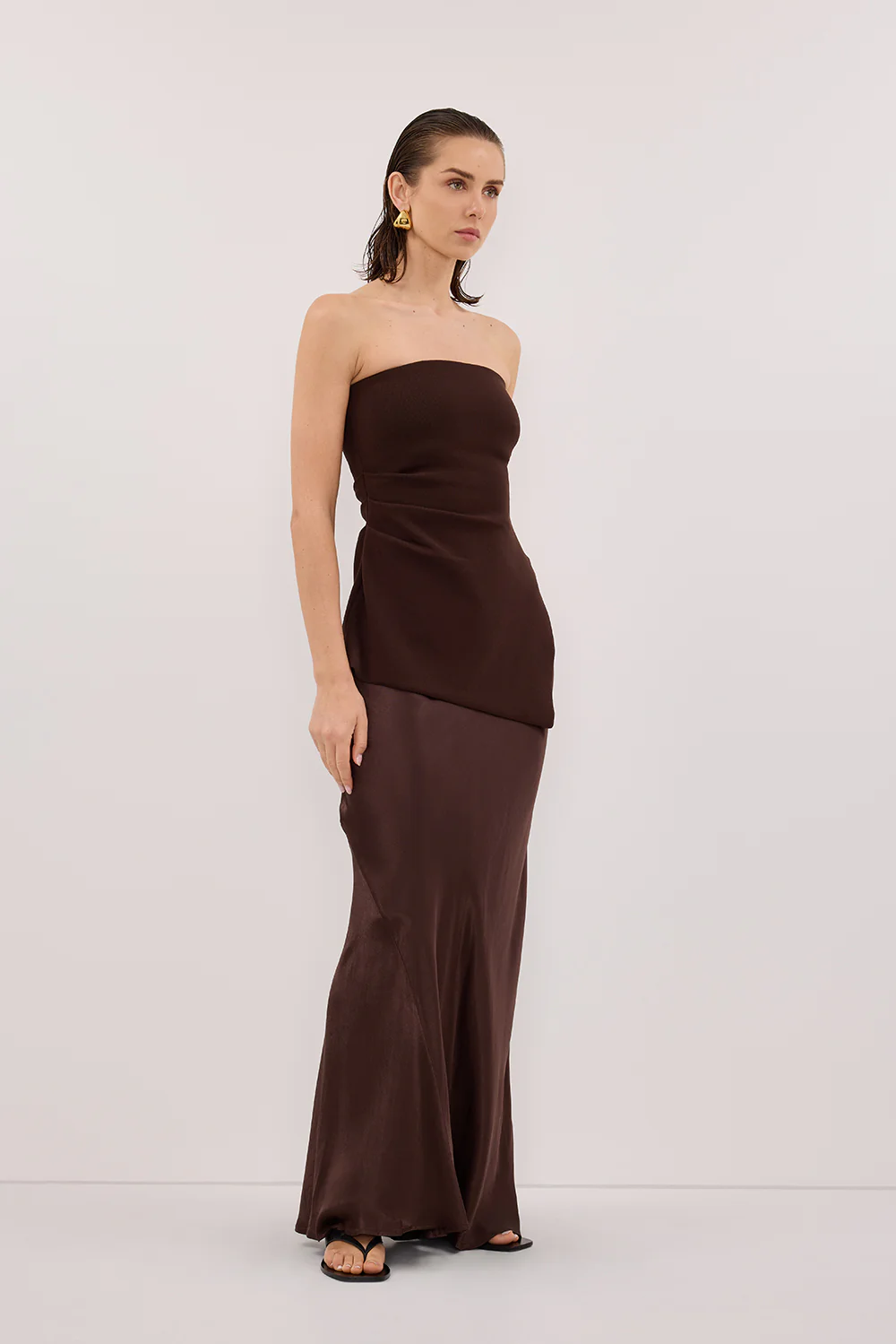 LUKE CHOC LONGLINE BANDEAU TOP - Image 4