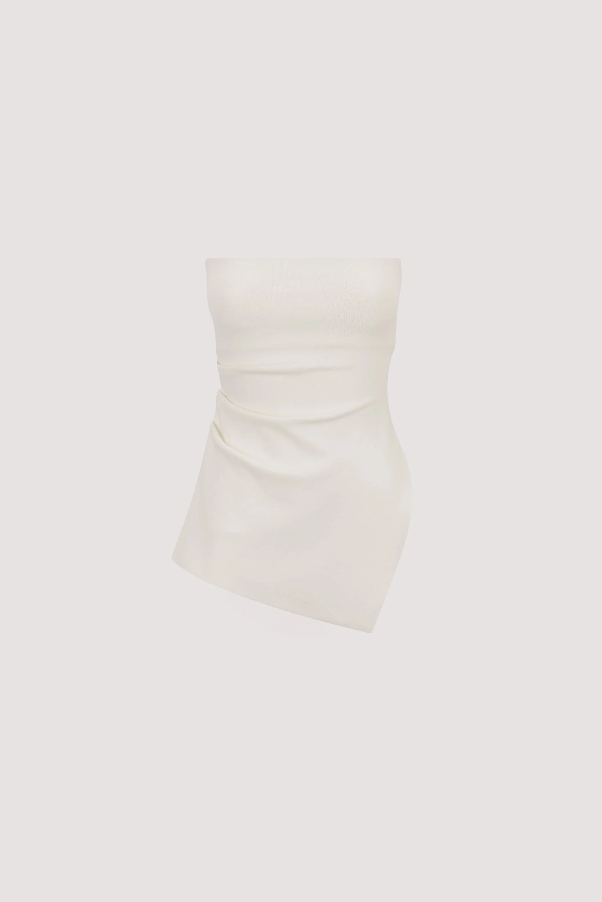 LUKE OFF WHITE LONGLINE BANDEAU TOP - Image 7