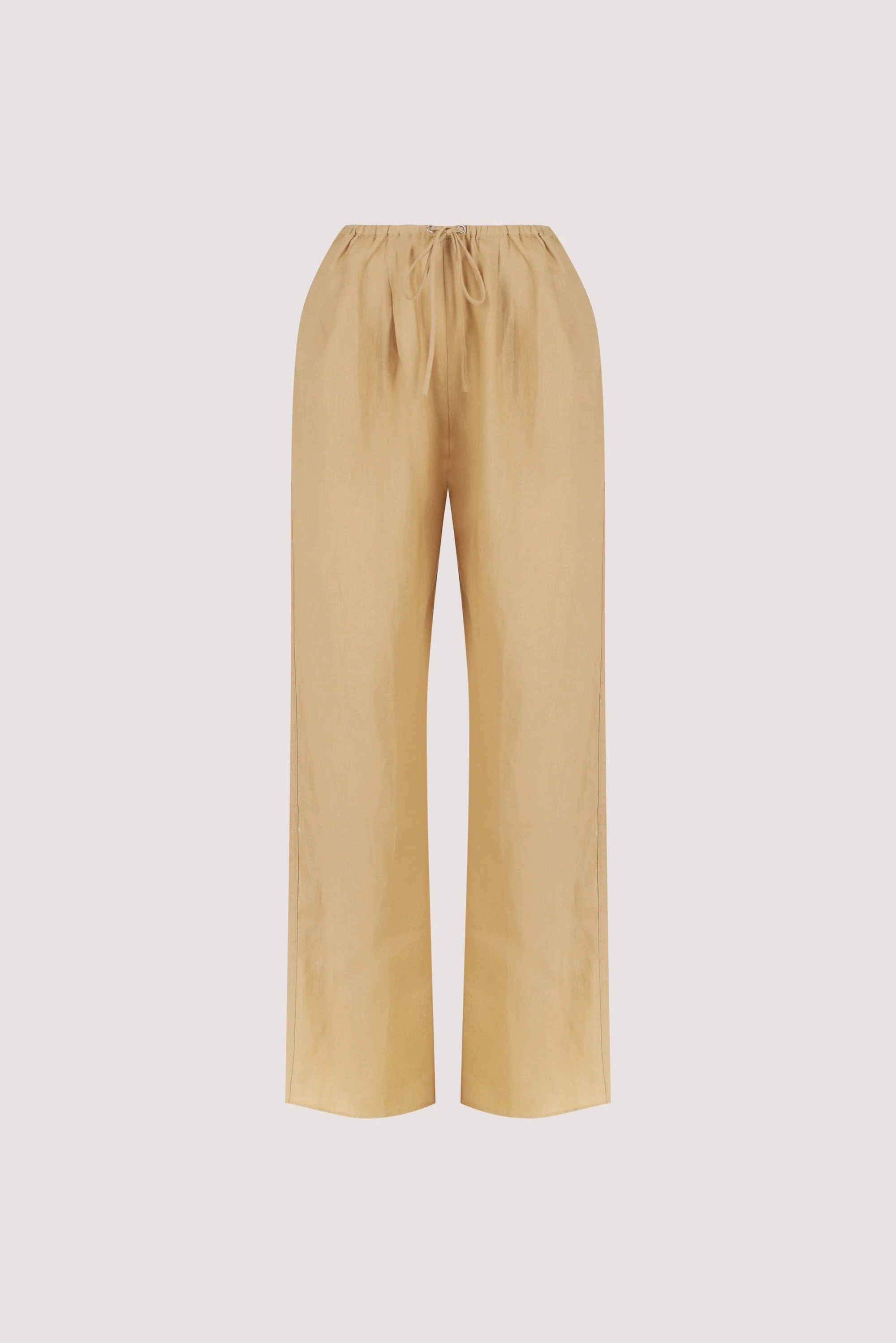 LUNE TAN LINEN PANT - Image 8