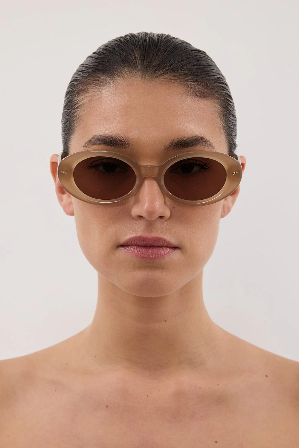LUV LOU THE AUDREY BISQUE SUNGLASSES - Image 4