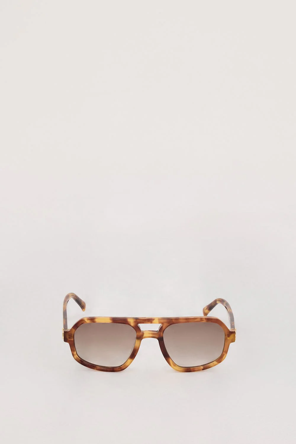 LUV LOU THE BANKS CARAMEL SUNGLASSES