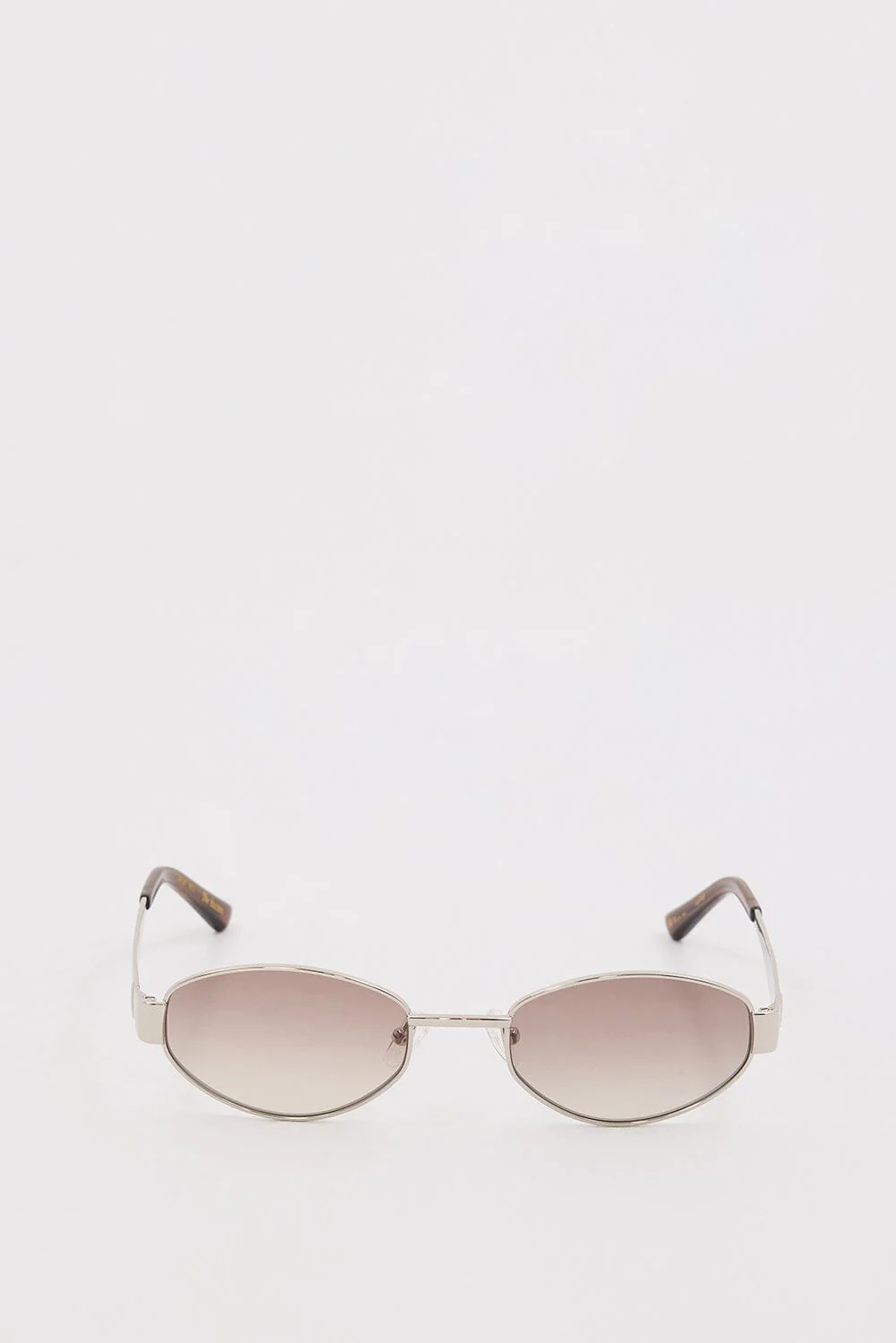 LUV LOU THE BOSTON CRYSTAL SILVER SUNGLASSES