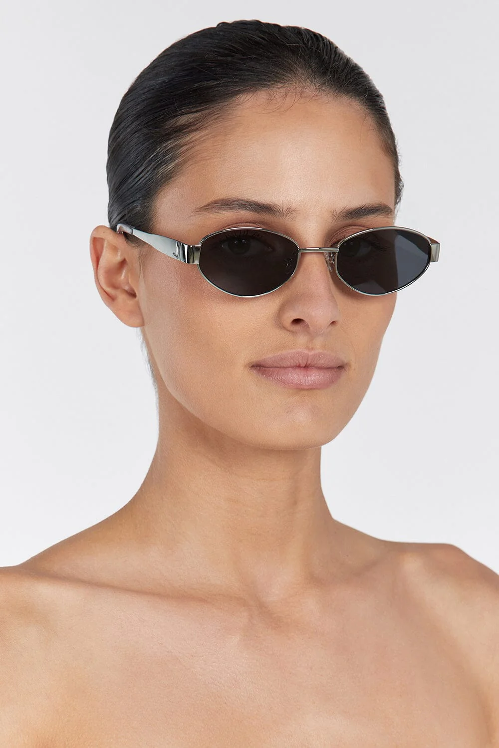 LUV LOU THE BOSTON SILVER SUNGLASSES - Image 2
