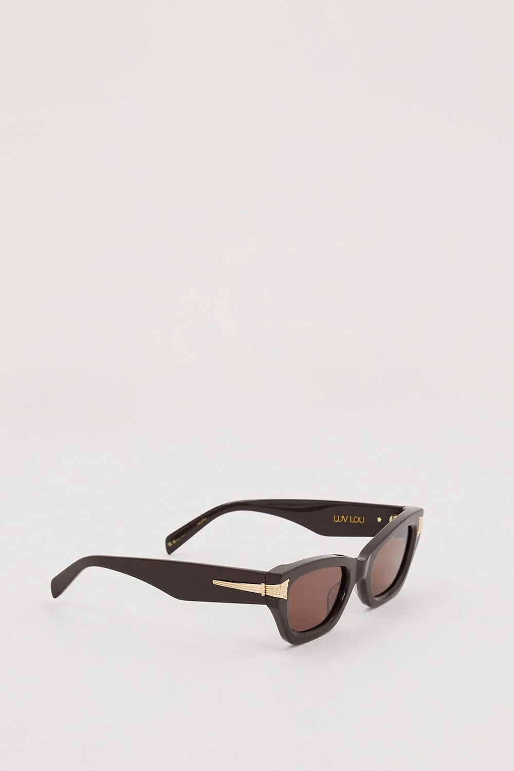 LUV LOU THE CAMERON CHOC SUNGLASSES - Image 3