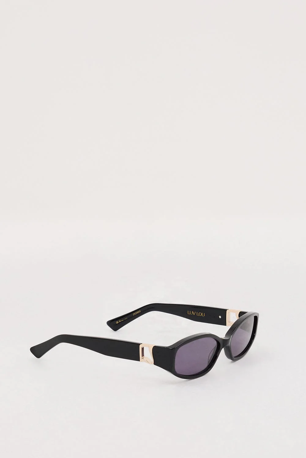 LUV LOU THE LOTTIE BLACK SUNGLASSES - Image 3