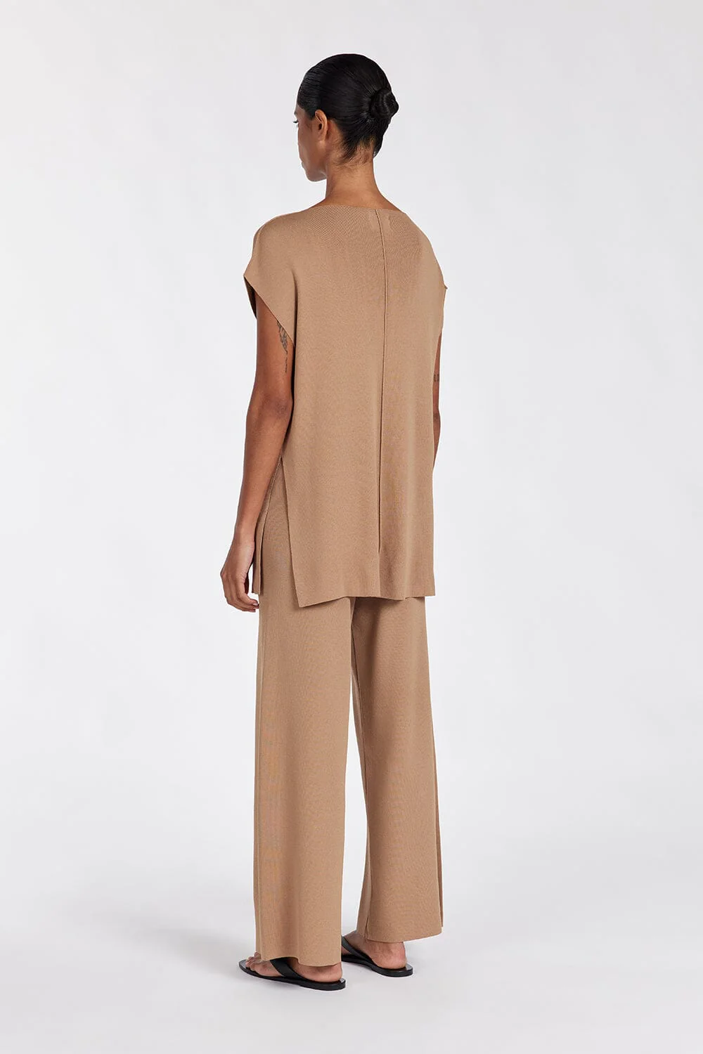 MABLE TAN KNIT PANT - Image 4