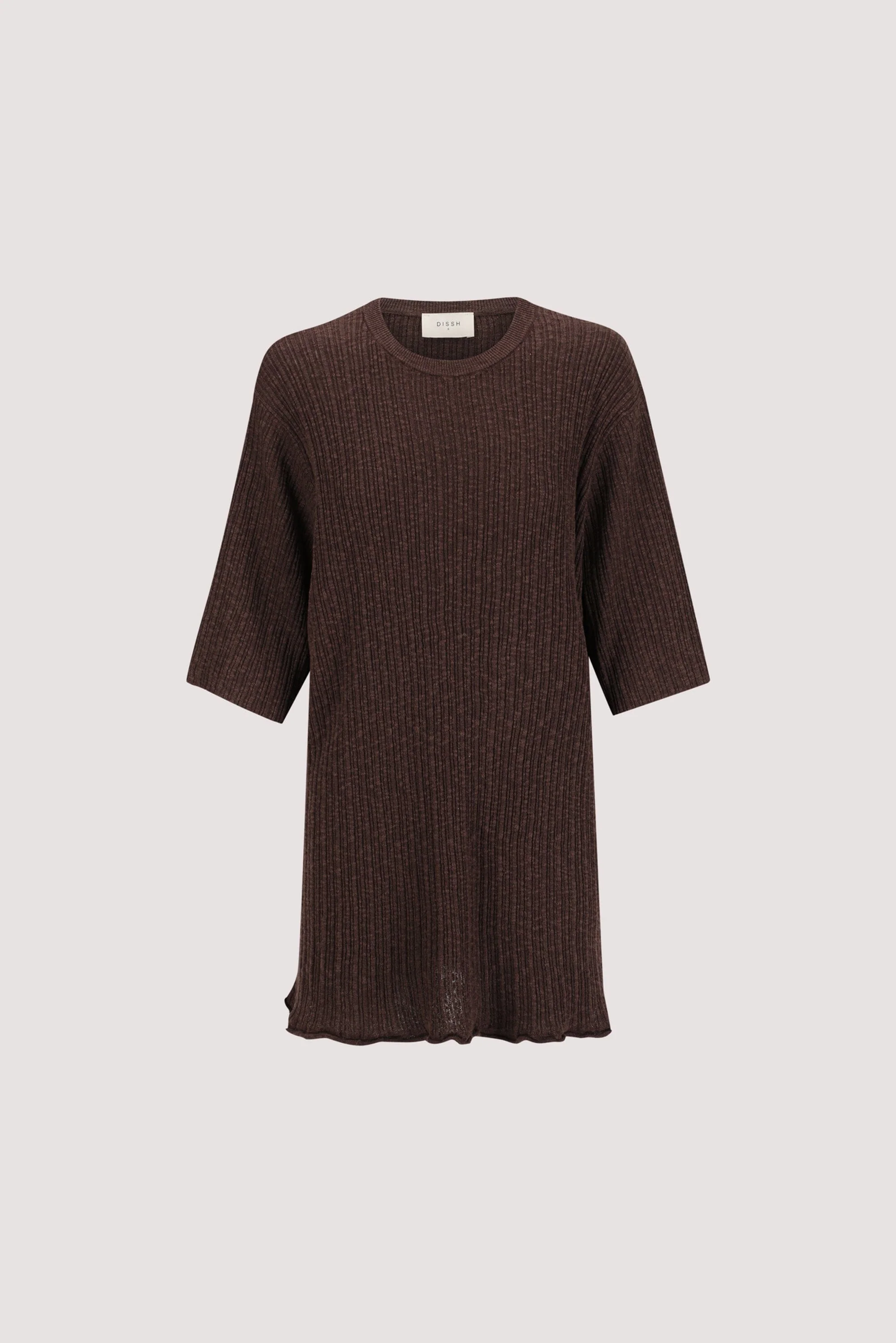 MAX CHOC LONGLINE KNIT TEE - Image 8