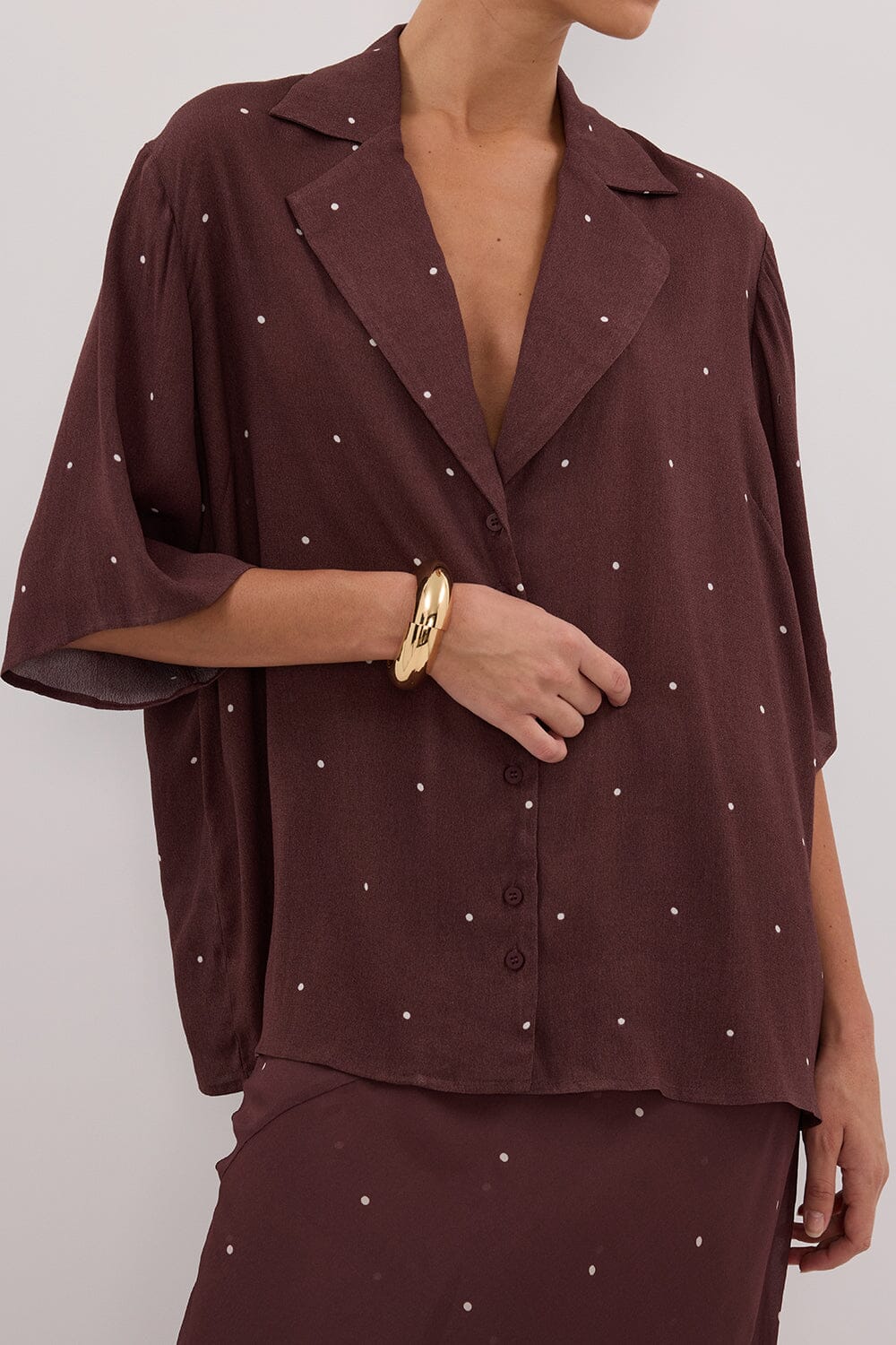 MELROSE WALNUT SHORT SLEEVE SHIRT - Image 6