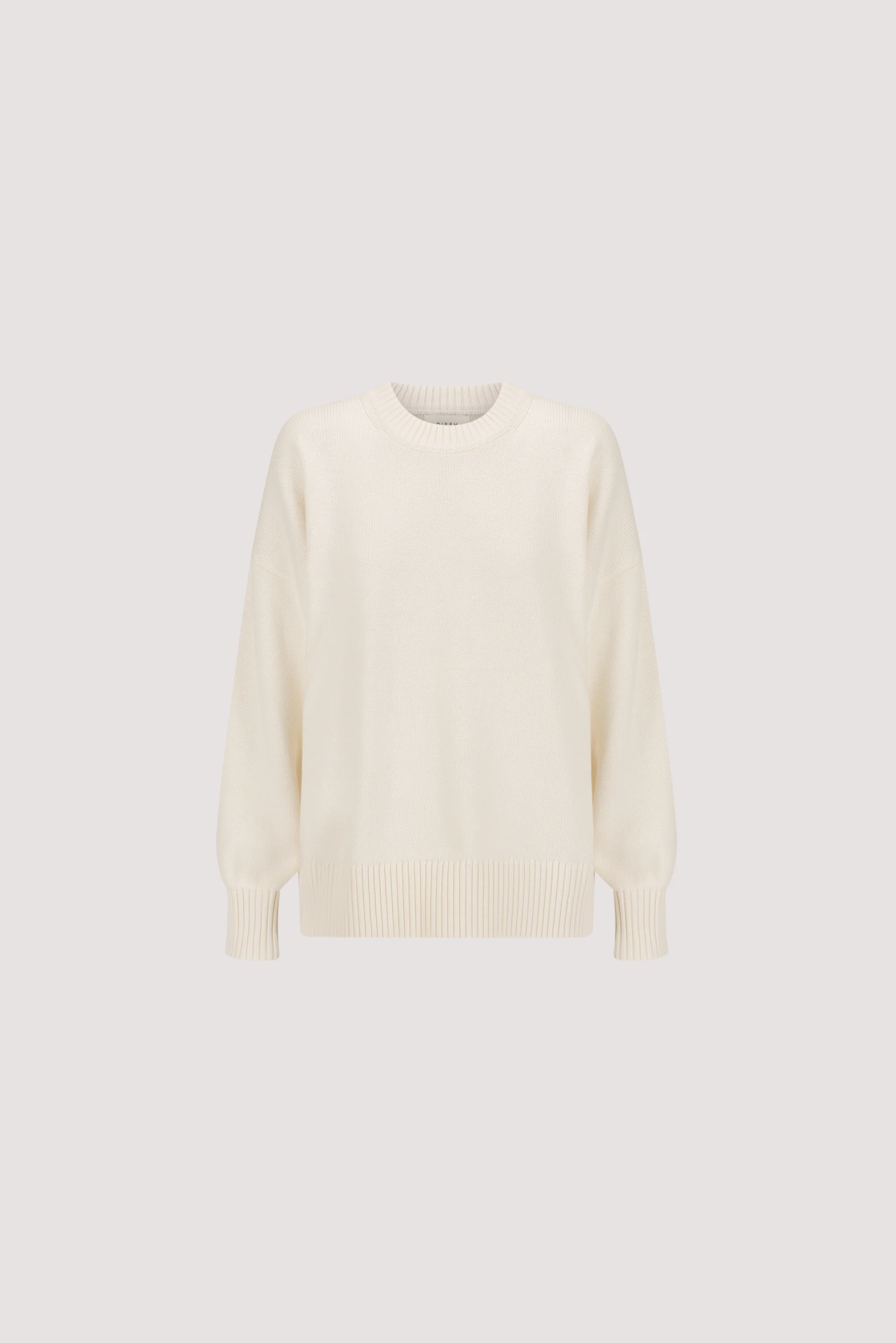 MILA CREAM CREW NECK KNIT JUMPER - Image 6