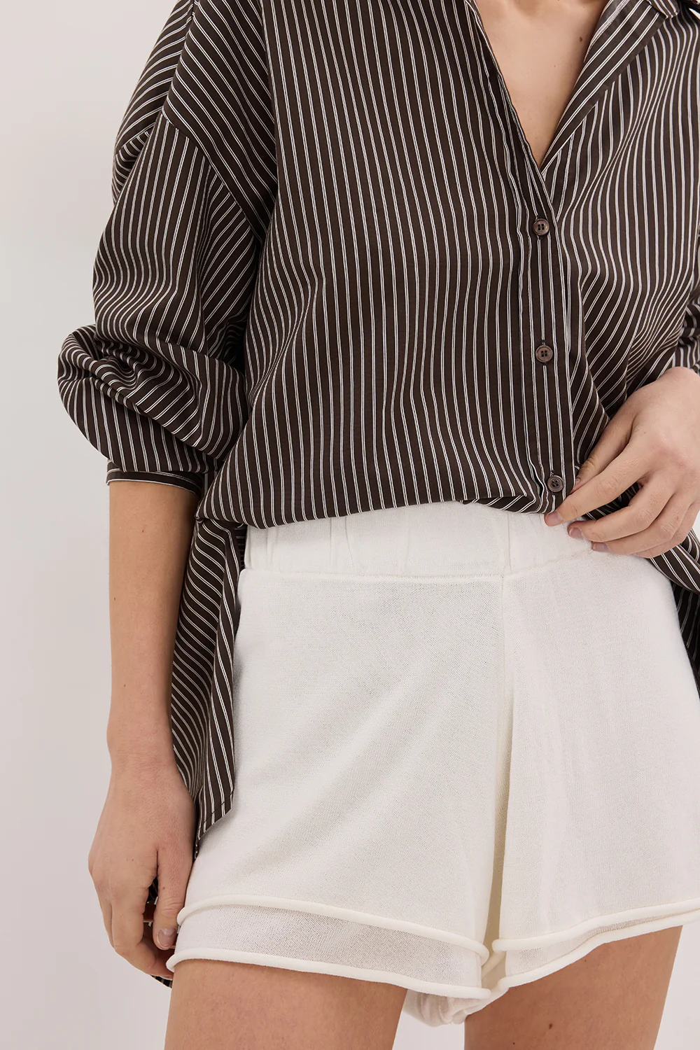 MIRA WHITE DOUBLE LAYER SHORT - Image 6