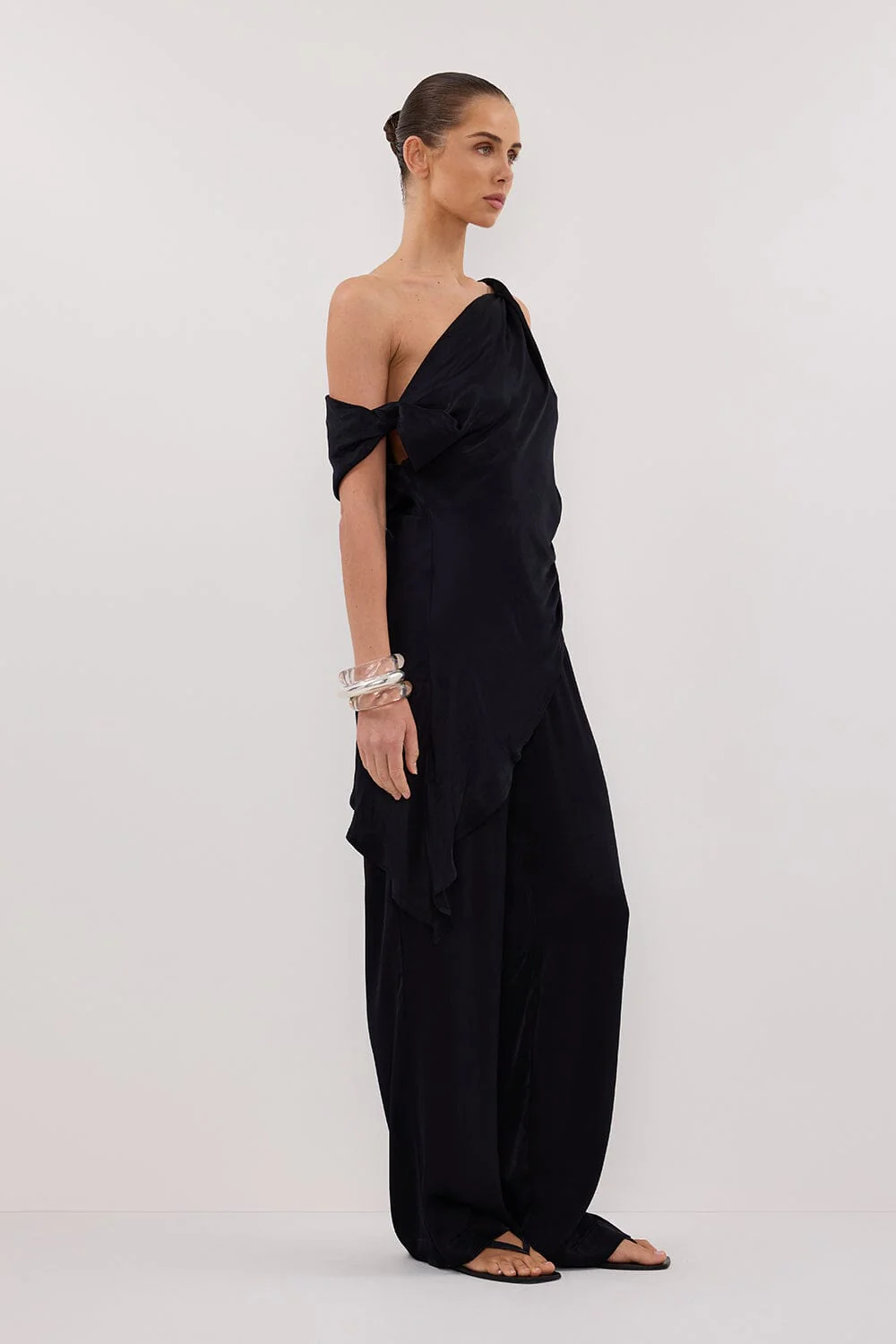 MONICA INK SATIN PANT - Image 3