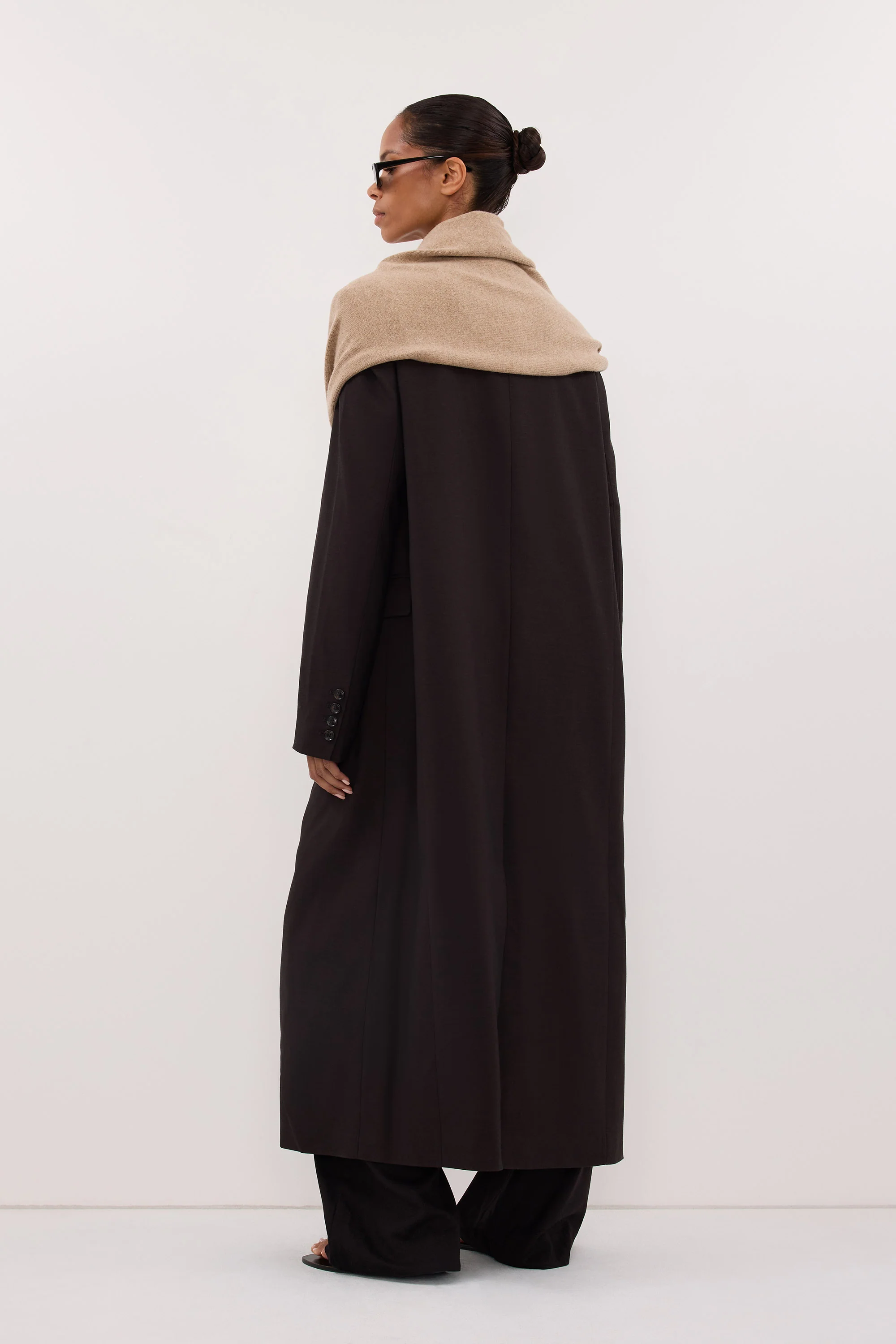 MONIQUE PEAT LONGLINE BLAZER COAT - Image 7