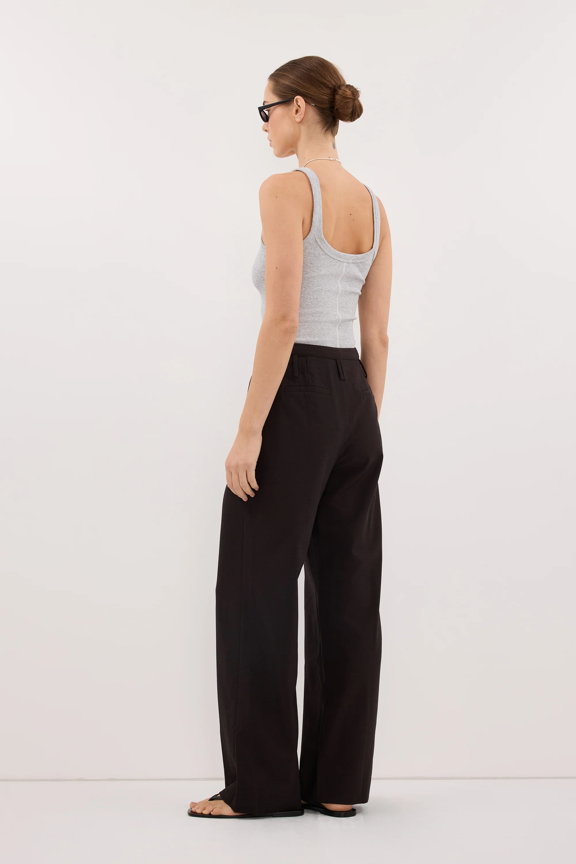 MONIQUE PEAT CHOC TAILORED PANT - Image 4