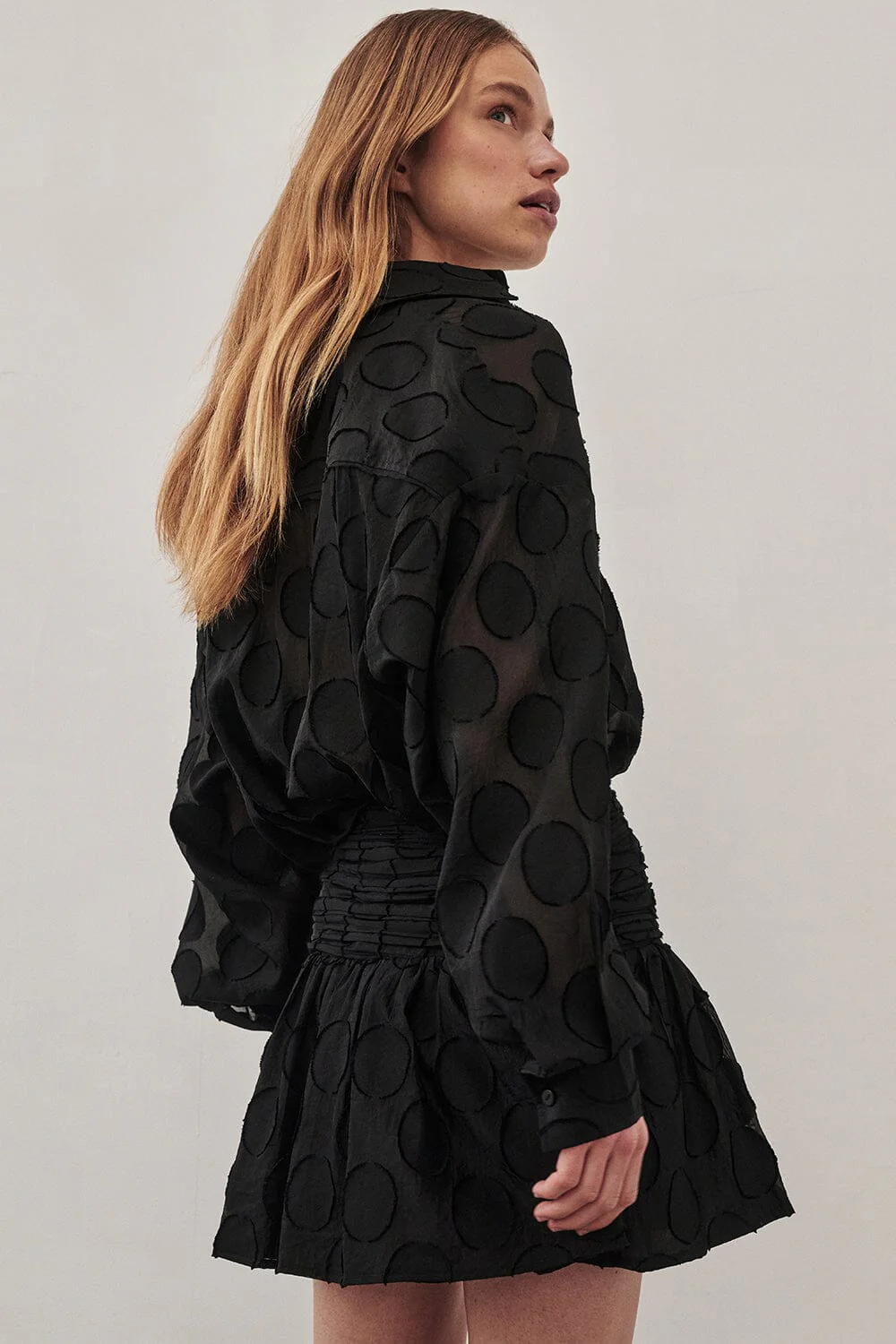 MONTANA BLACK LONG SLEEVE JACQUARD SHIRT