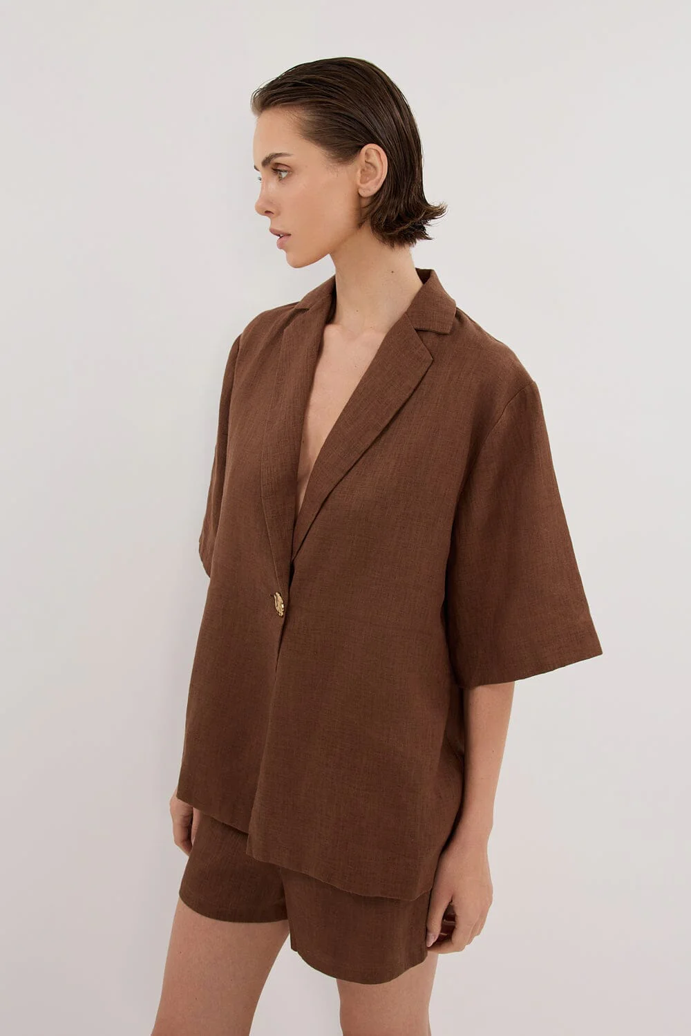 NALA FONDANT LINEN RESORT SHIRT - Image 2