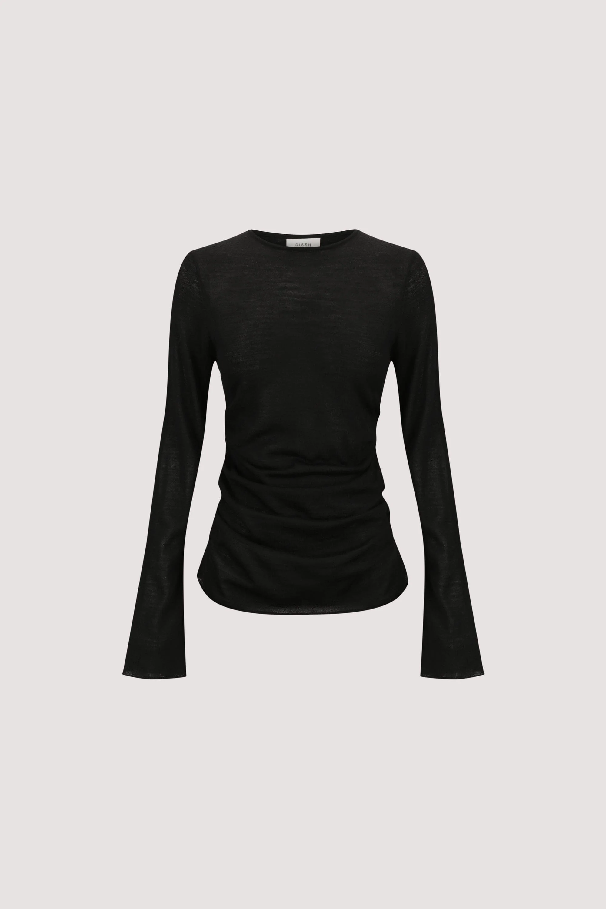 NICO BLACK MERINO KNIT TOP - Image 6
