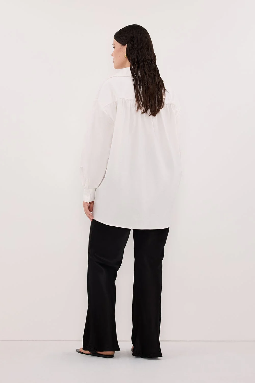 NIKKI BLACK SATIN BIAS PANT - Image 8